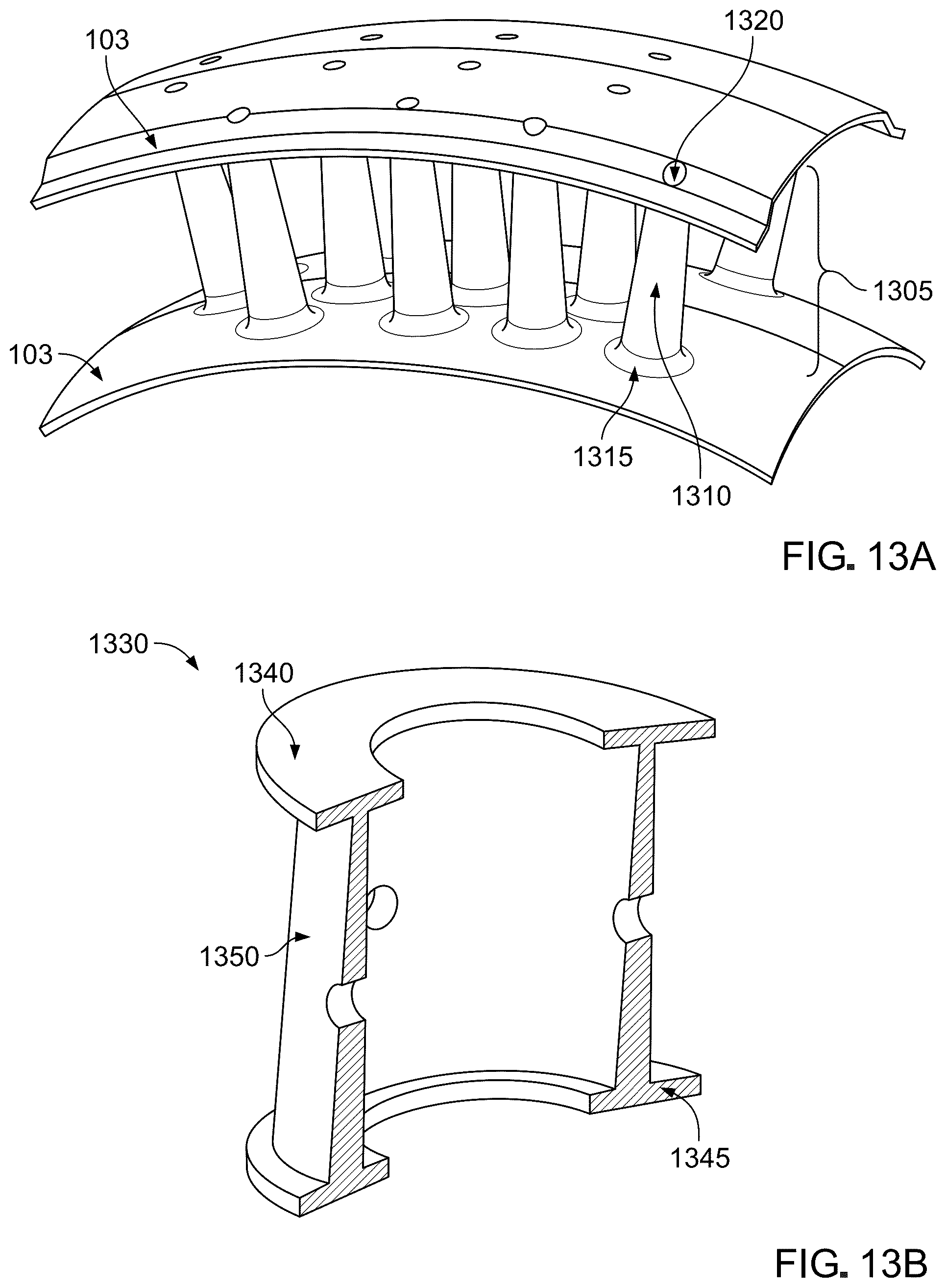 Patent US12102159 Figure 9 – Impact absorbing structures for athletic helmet