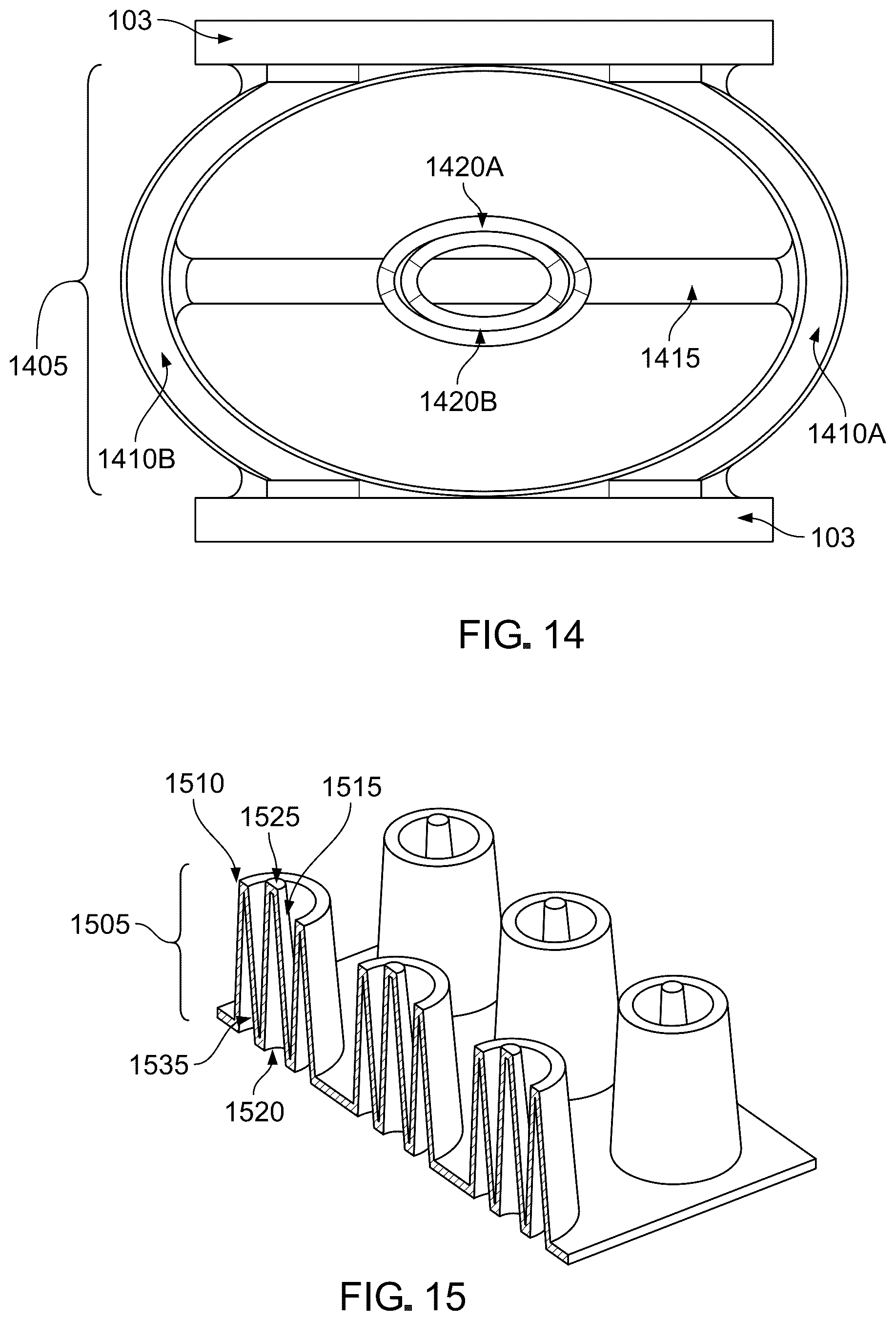 Patent US12102159 Figure 10 – Impact absorbing structures for athletic helmet