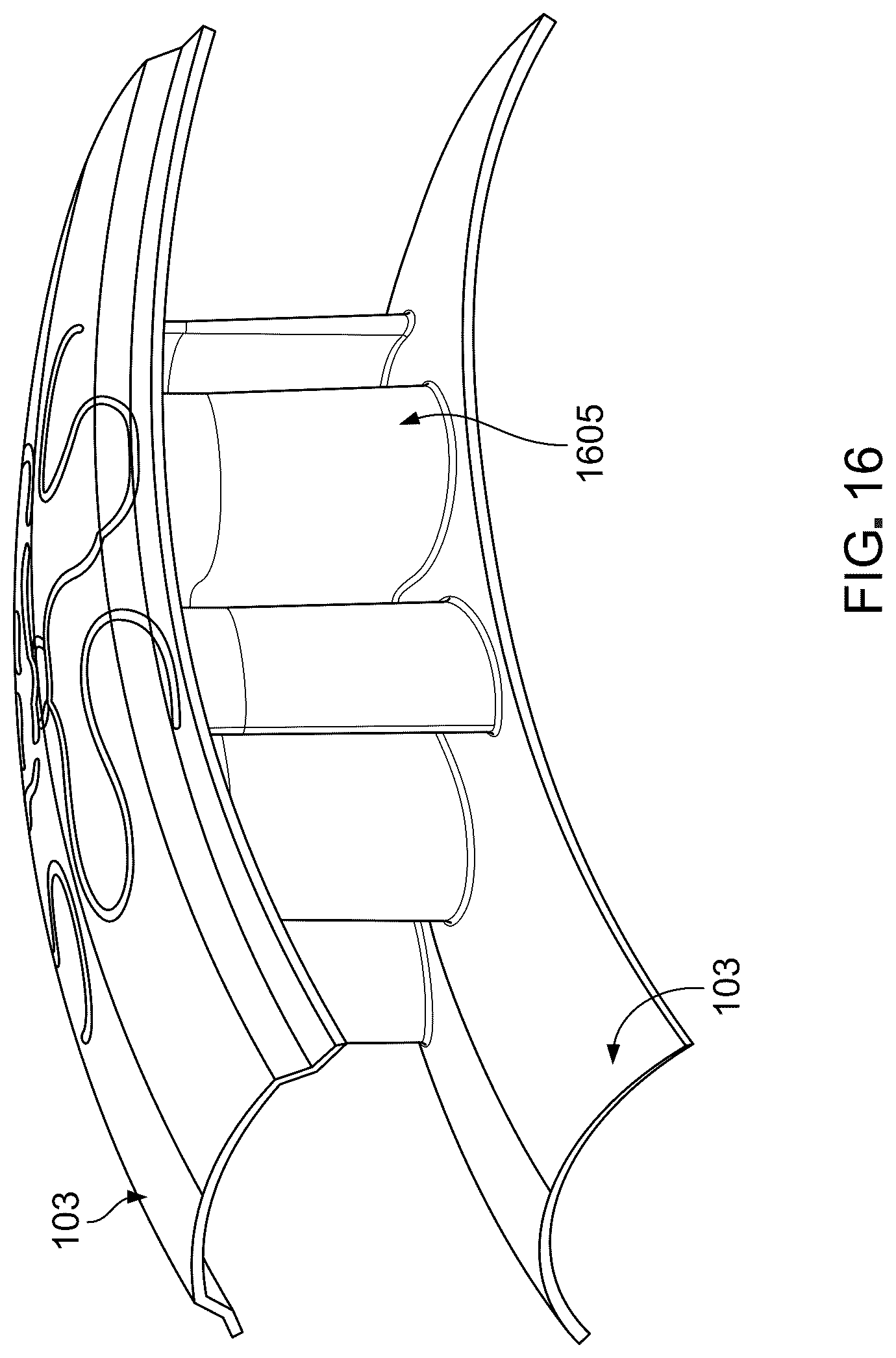 Patent US12102159 Figure 11 – Impact absorbing structures for athletic helmet