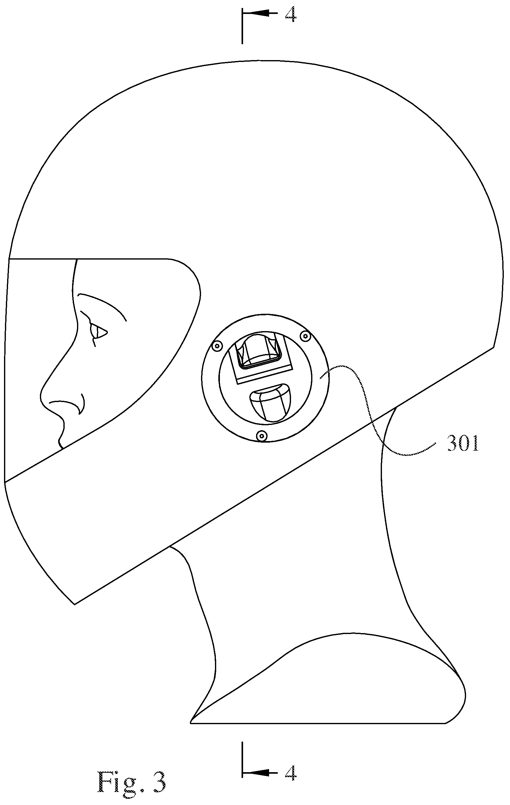 Patent US12102161 Figure 3 – Helmet sound management mechanism