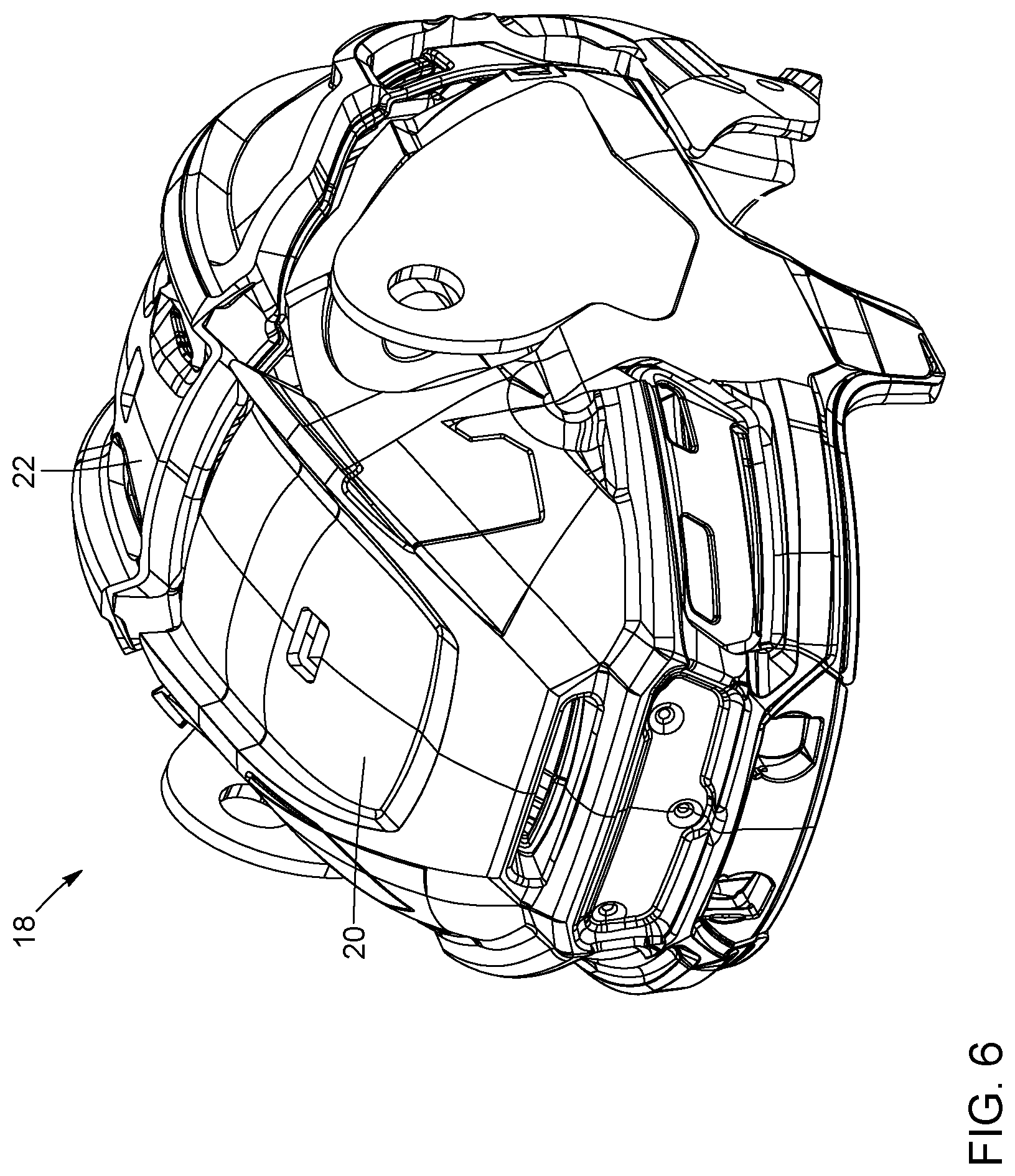 Patent US12102165 Figure 5 – Adjustable sport helmet