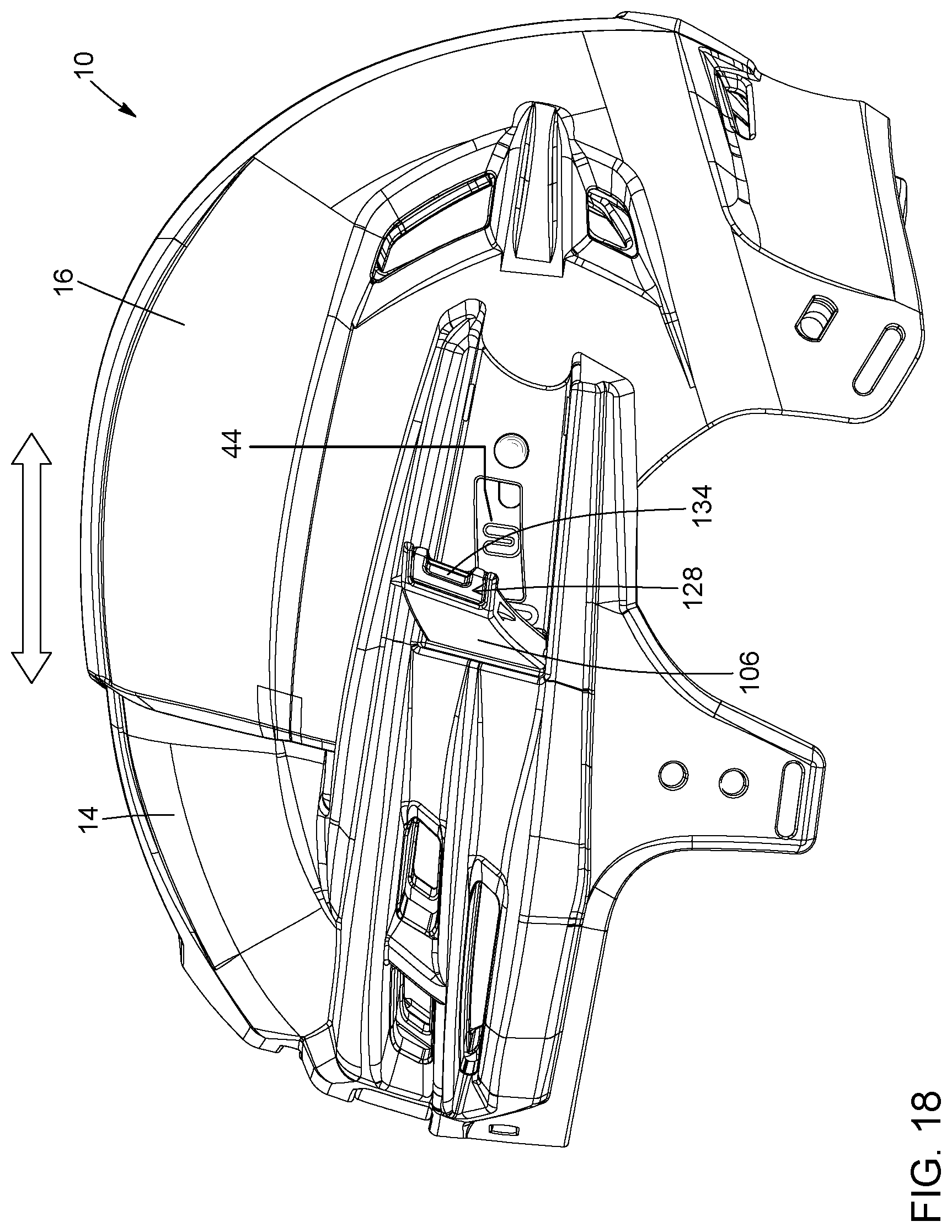 Patent US12102165 Figure 14 – Adjustable sport helmet