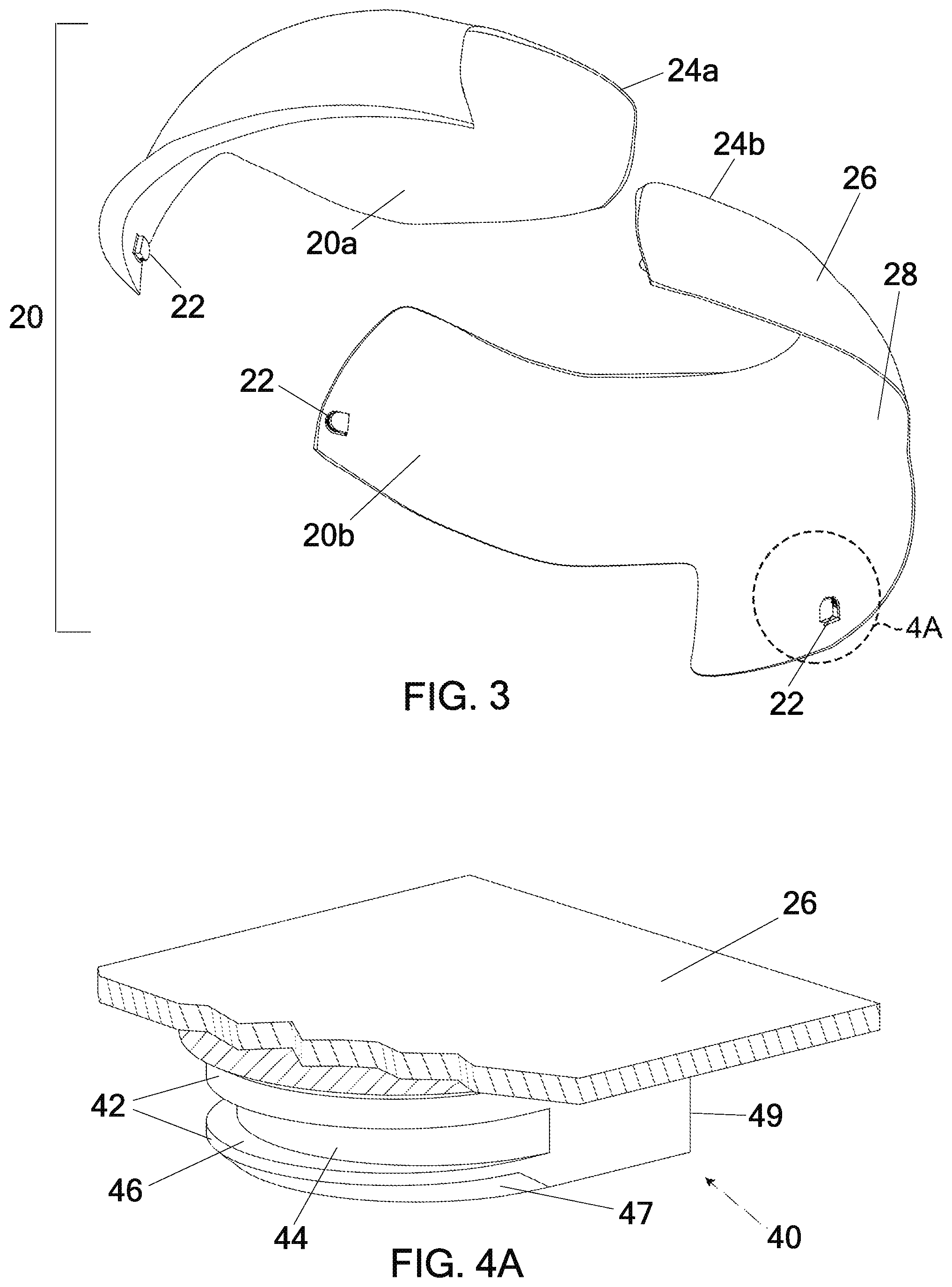 Patent US12102166 Figure 3 – Safety helmet with interchangeable layers