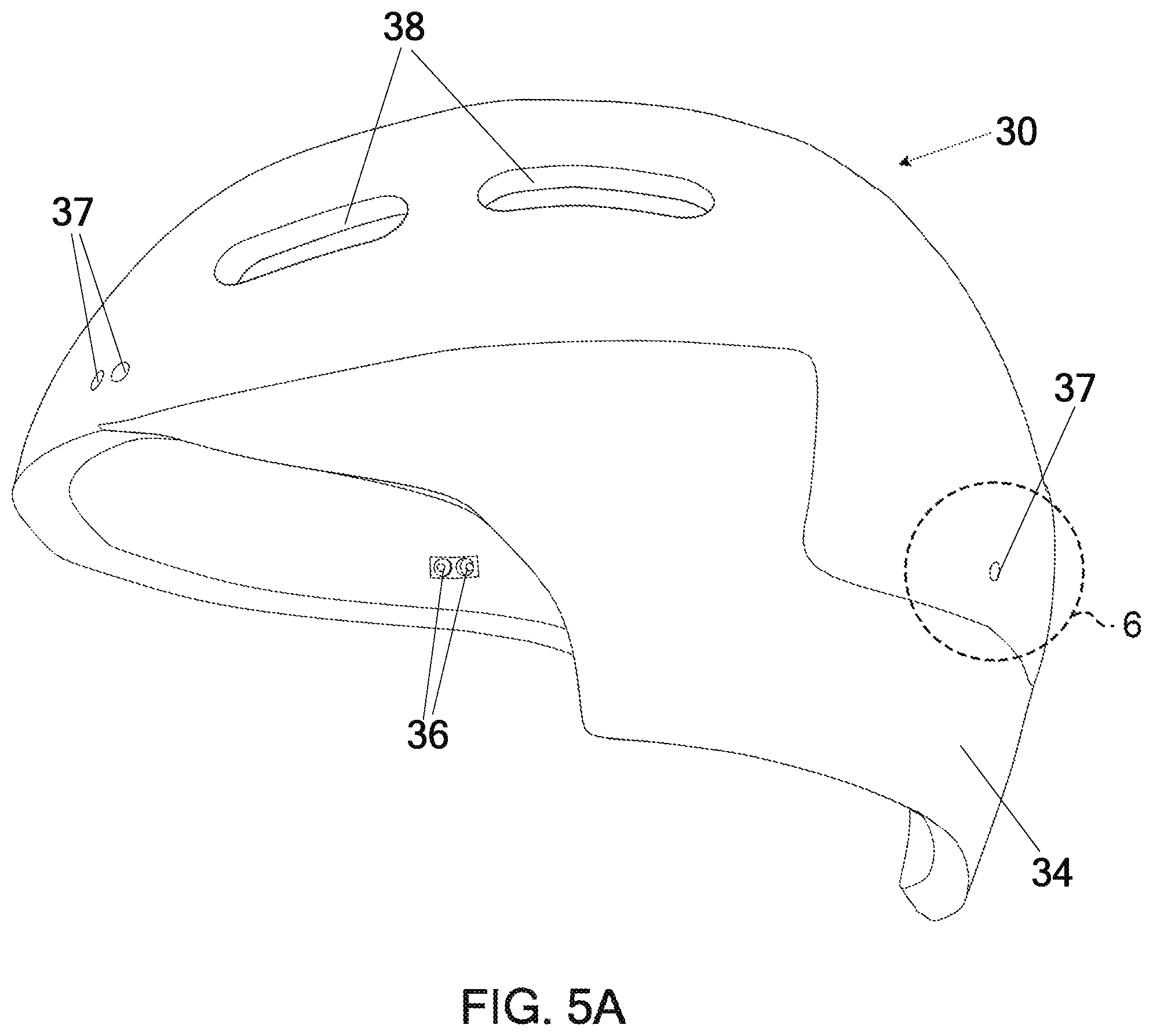 Patent US12102166 Figure 5 – Safety helmet with interchangeable layers