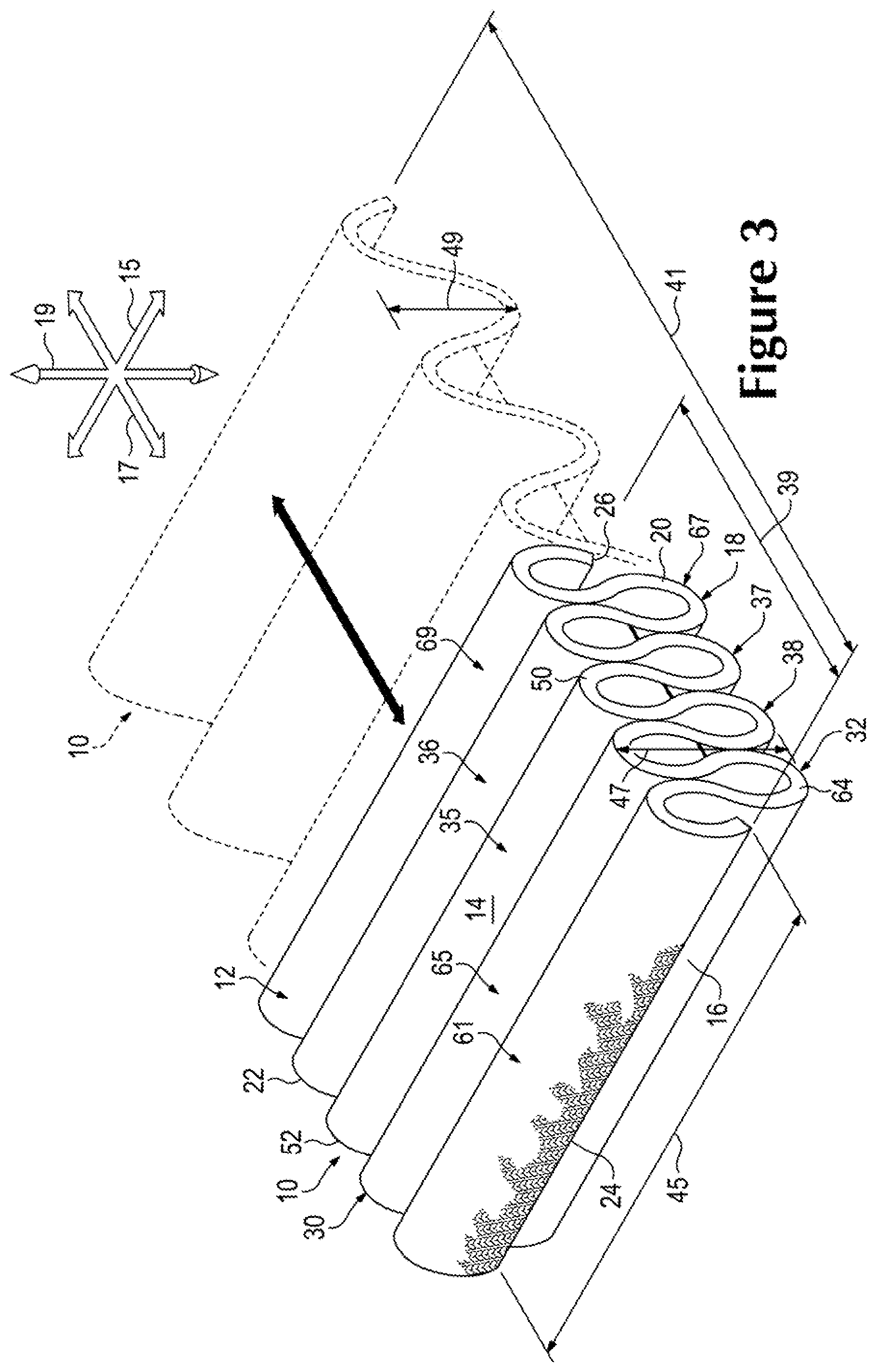 Patent US12102167 Figure 3 – Resilient knitted component with wave features