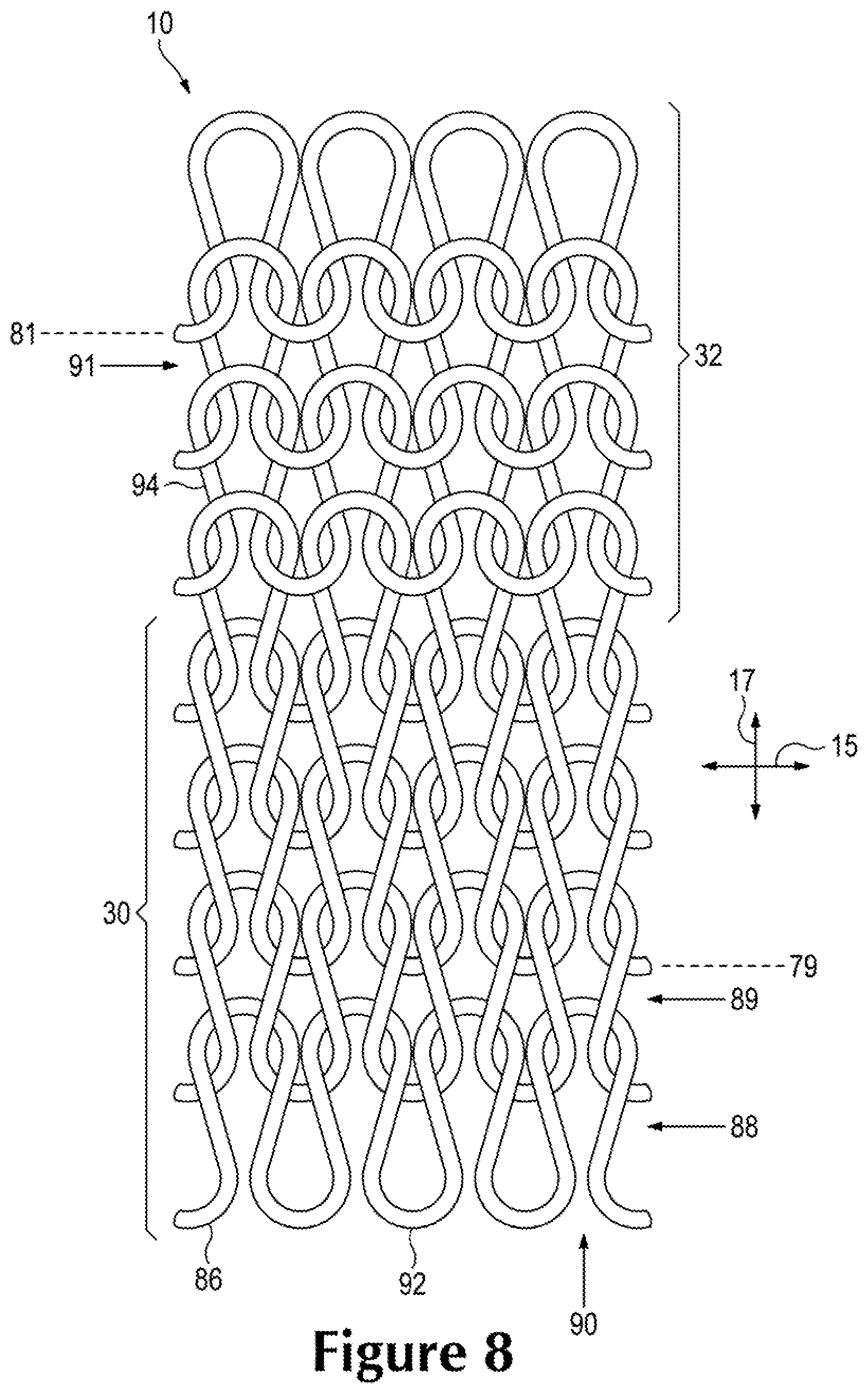 Patent US12102167 Figure 6 – Resilient knitted component with wave features
