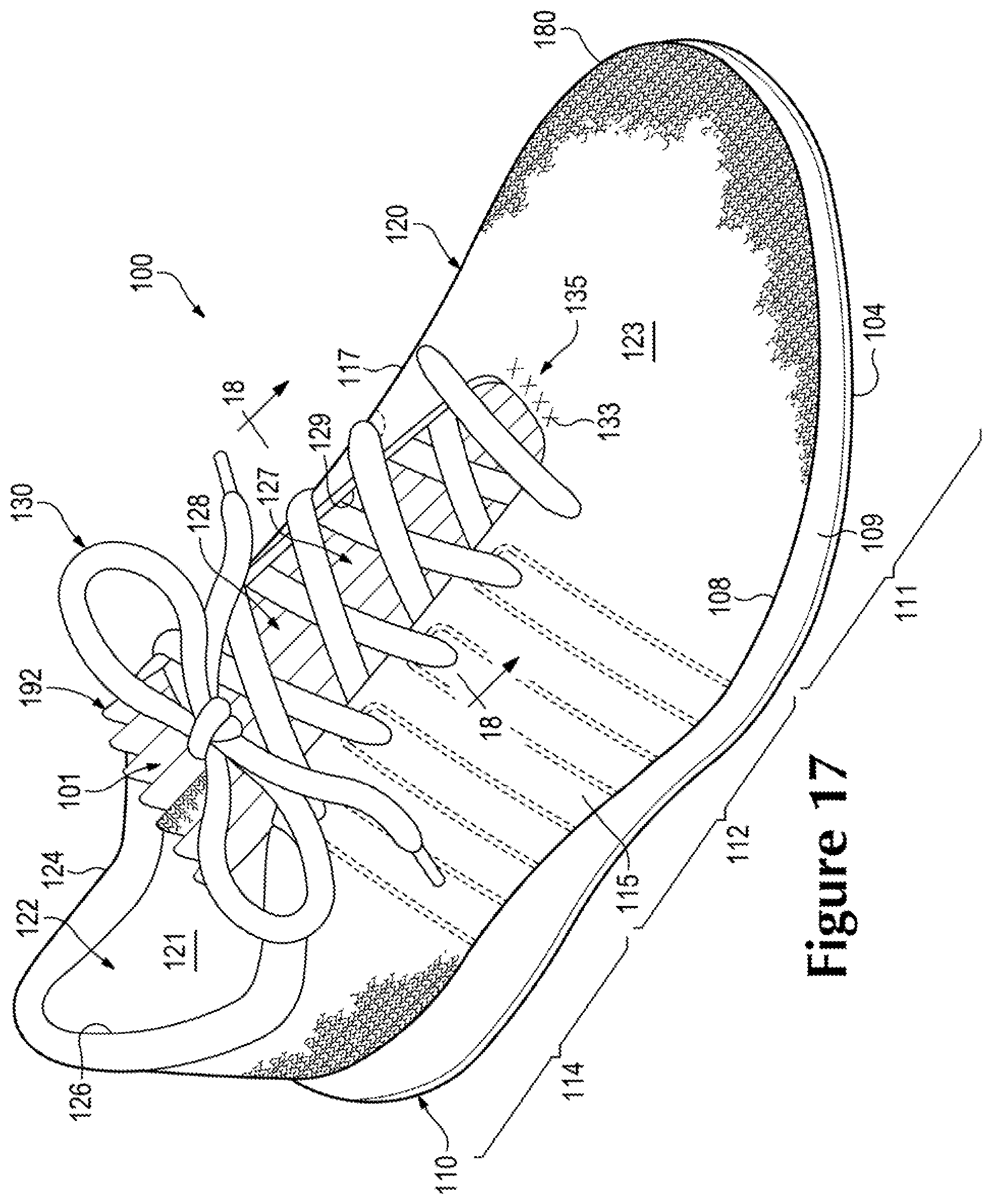 Patent US12102167 Figure 15 – Resilient knitted component with wave features