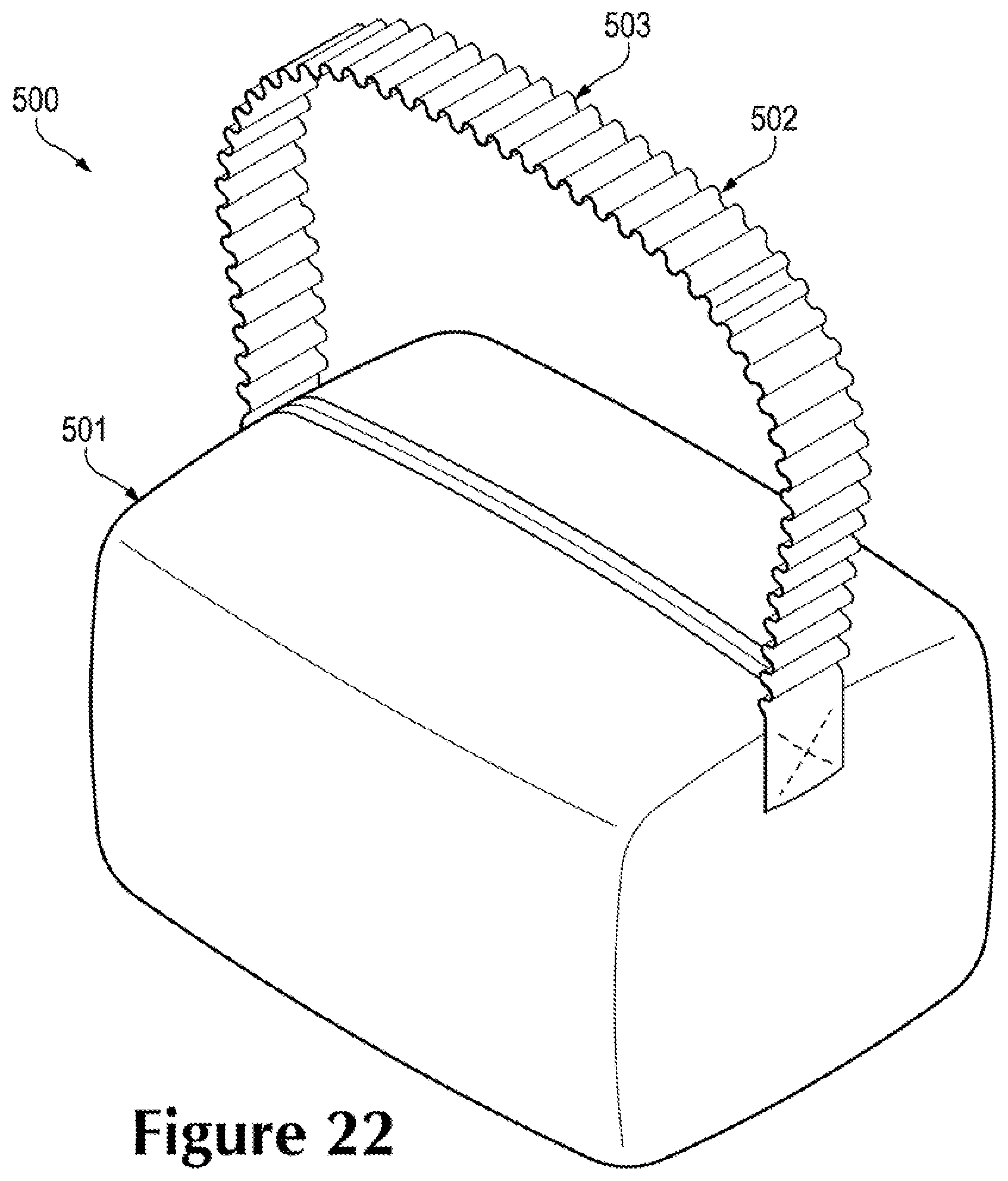 Patent US12102167 Figure 20 – Resilient knitted component with wave features