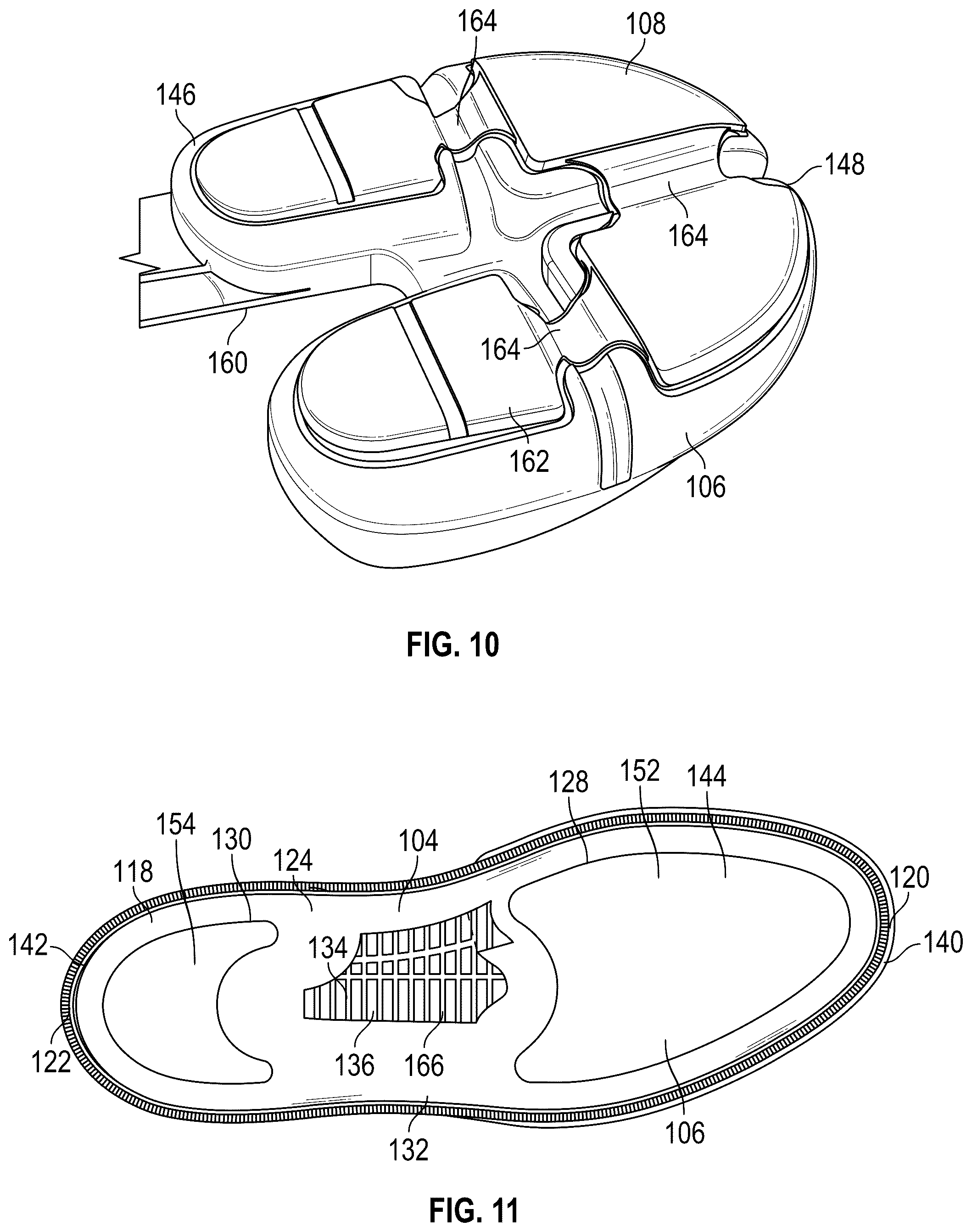 Patent US12102169 Figure 6 – Chassis system for footwear
