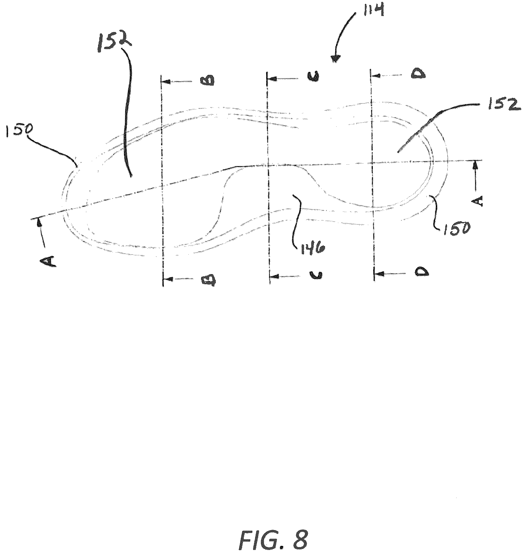 Patent US12102170 Figure 6 – Article of footwear with midsole having variable stiffness