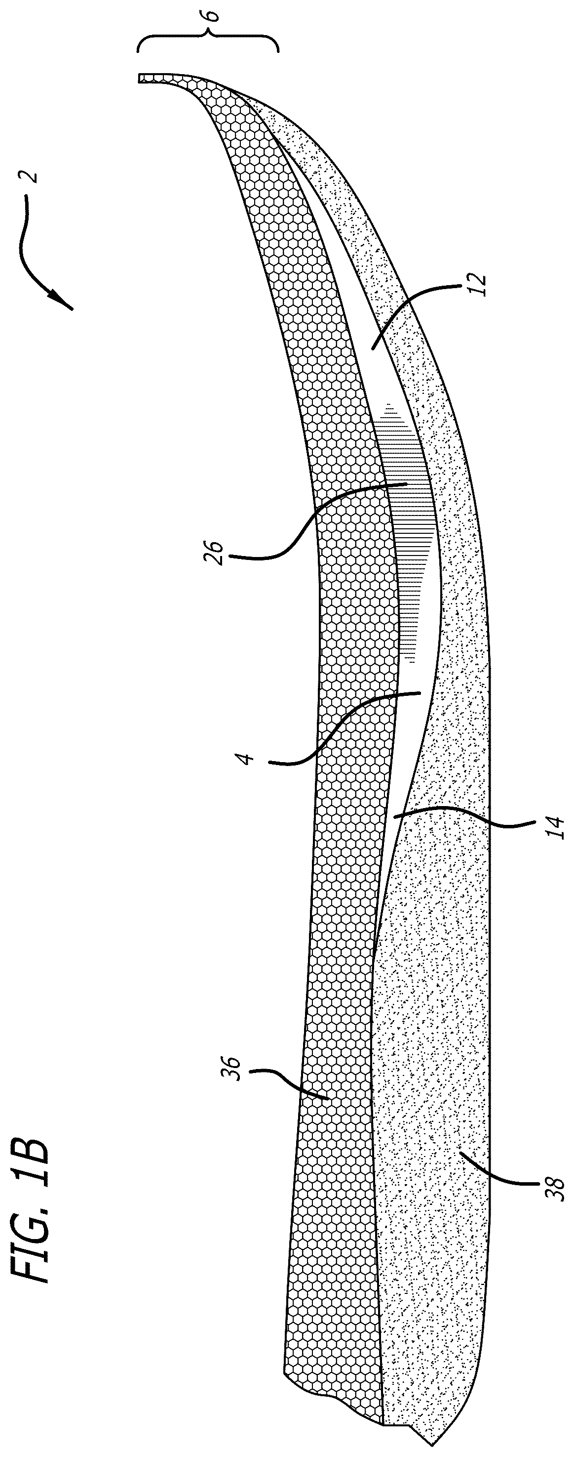 Patent US12102171 Figure 2 – Supporting member for footwear activity economy