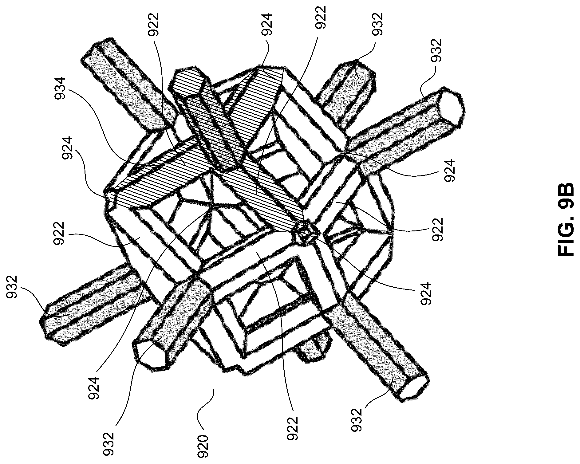 Patent US12102172 Figure 10 – Footwear midsole with warped lattice structure and method of making the same