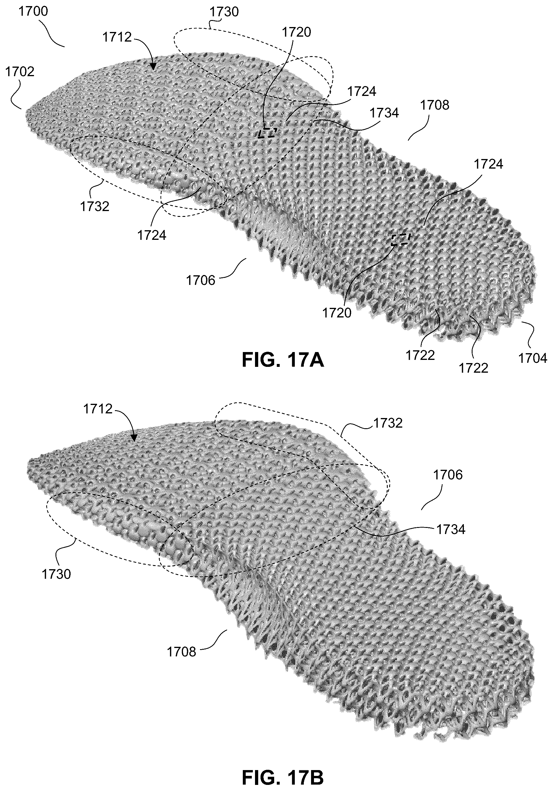 Patent US12102172 Figure 20 – Footwear midsole with warped lattice structure and method of making the same