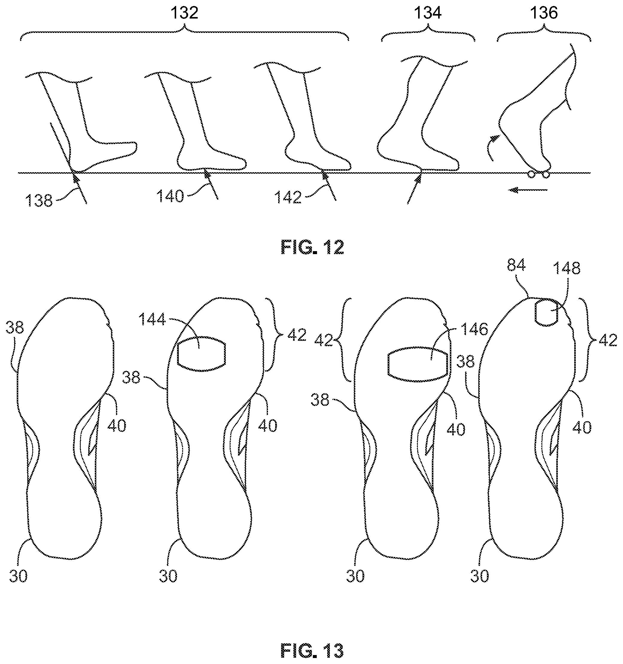 Patent US12102175 Figure 10 – Article of footwear having a sole plate with spikes