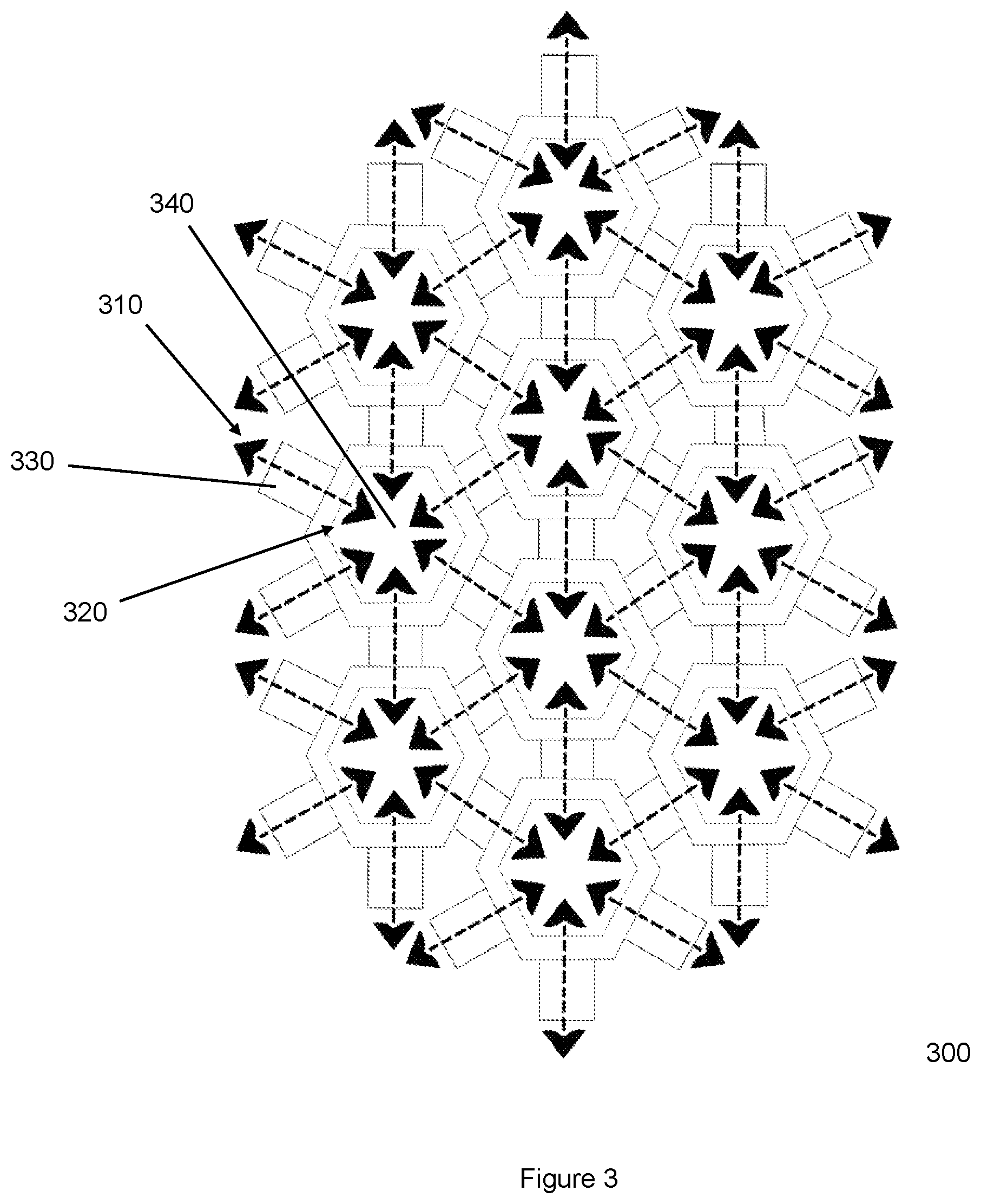 Patent US12102176 Figure 3 – Arrayed cushioning device