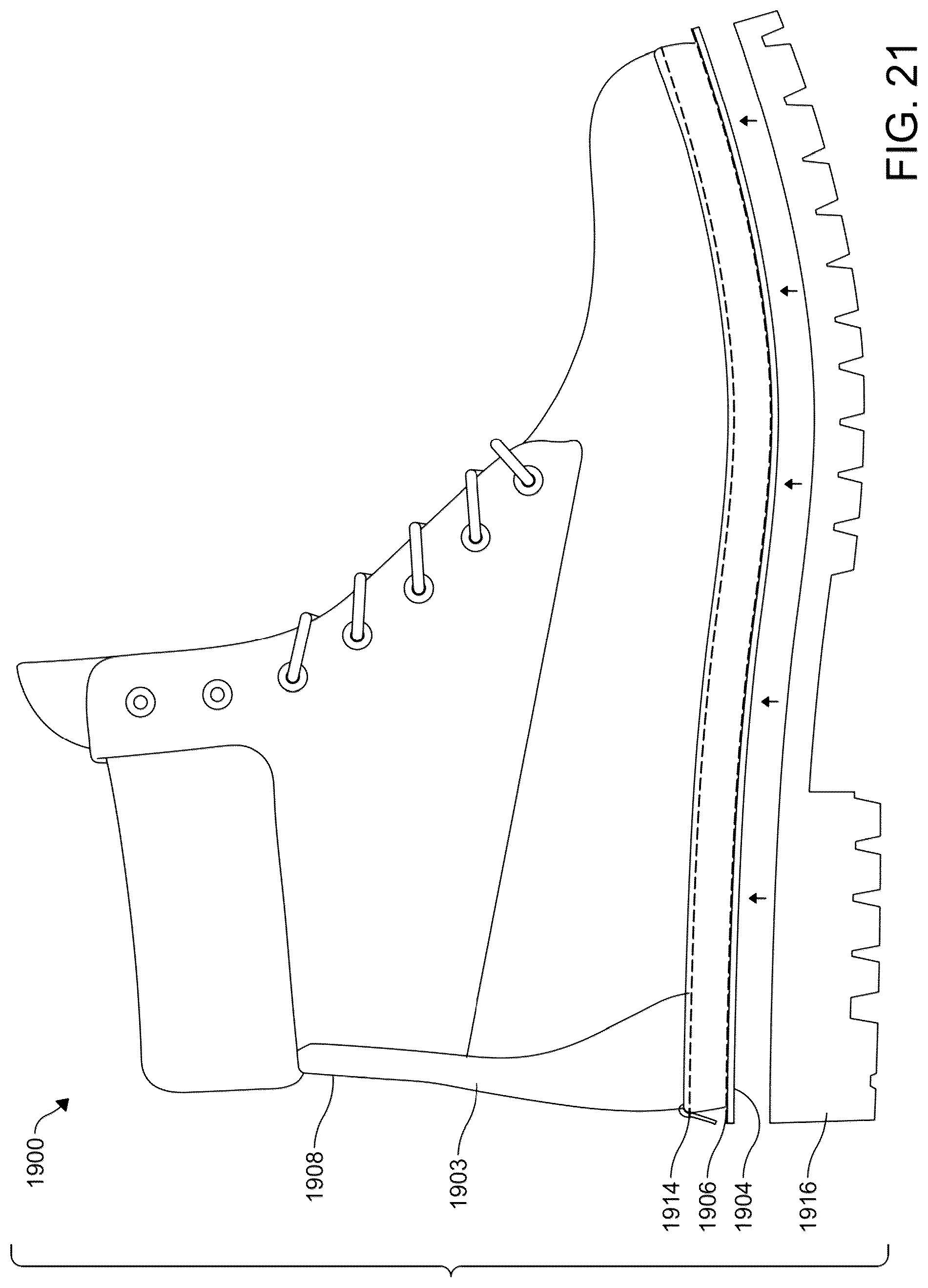 Patent US12102179 Figure 20 – Separable and regenerative footwear