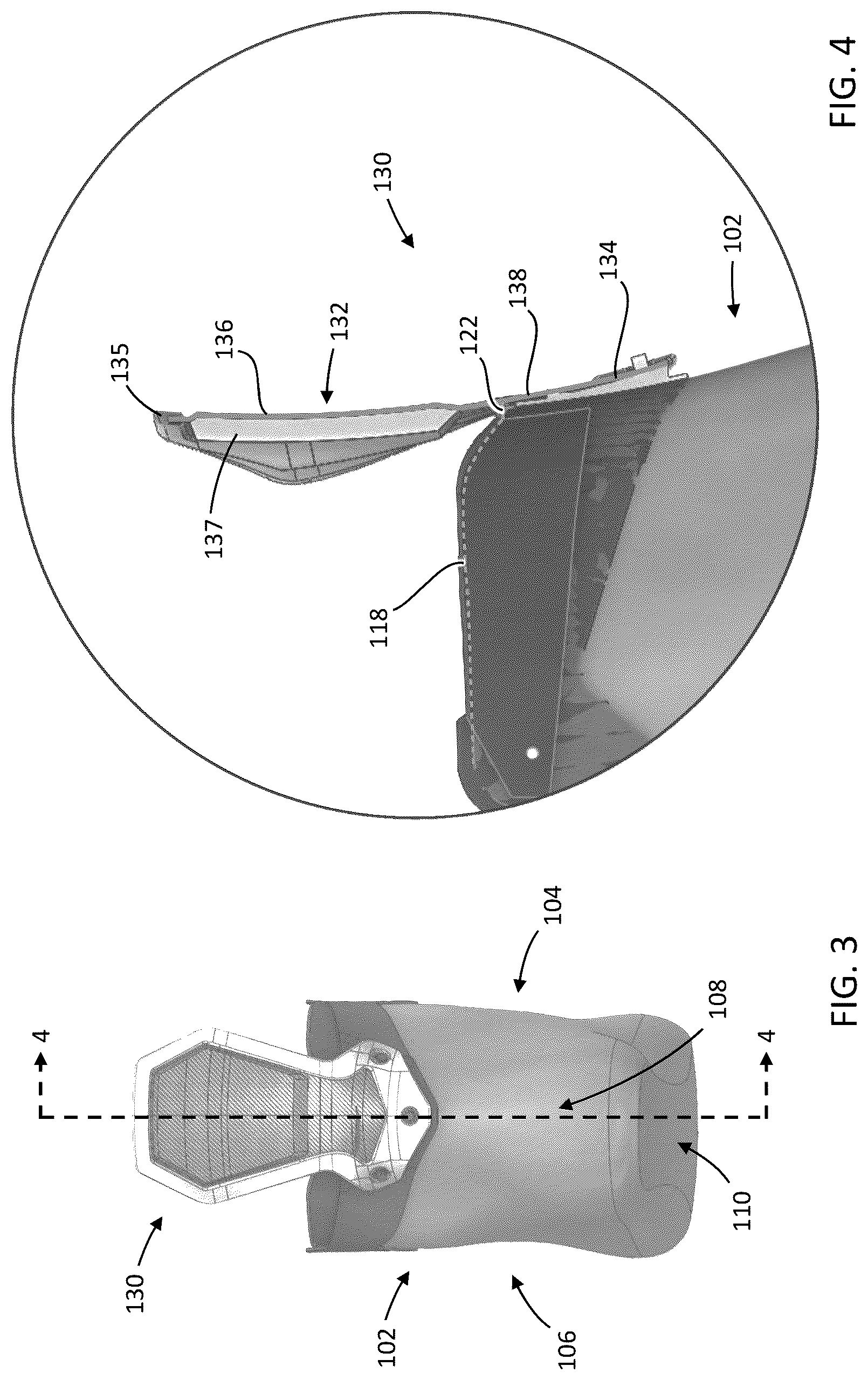 Patent US12102183 Figure 3 – Skate boot with tendon guard