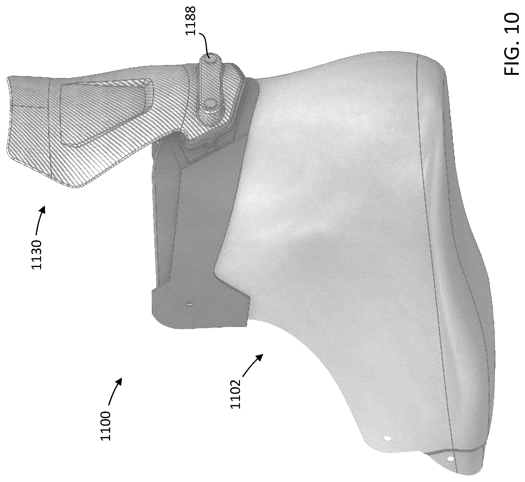 Patent US12102183 Figure 7 – Skate boot with tendon guard