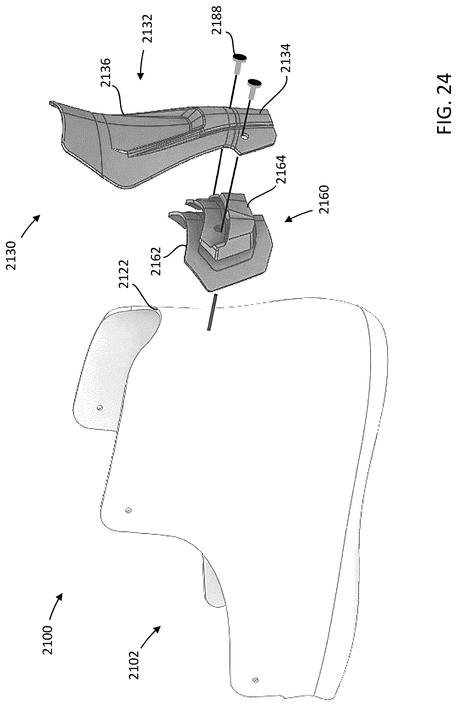 Patent US12102183 Figure 15 – Skate boot with tendon guard