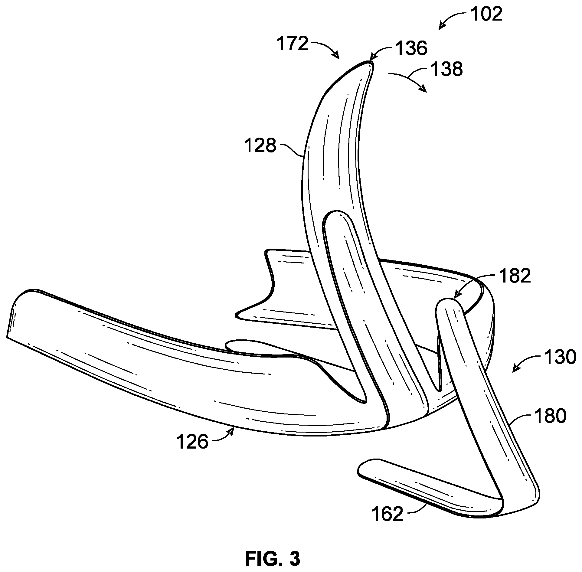 Patent US12102184 Figure 3 – Footwear heel insert