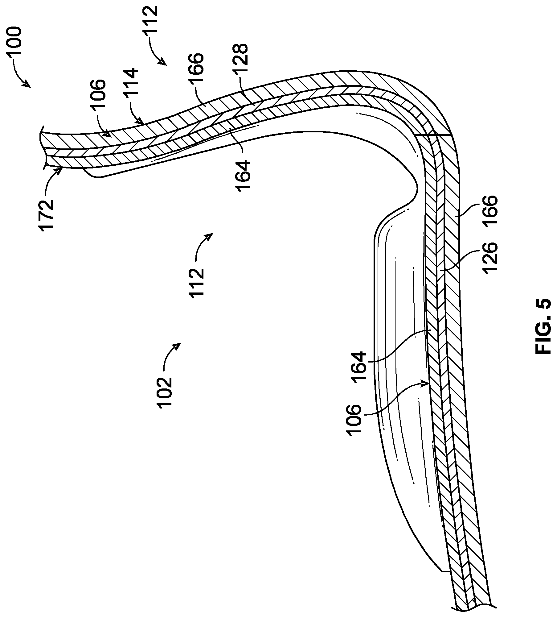 Patent US12102184 Figure 5 – Footwear heel insert