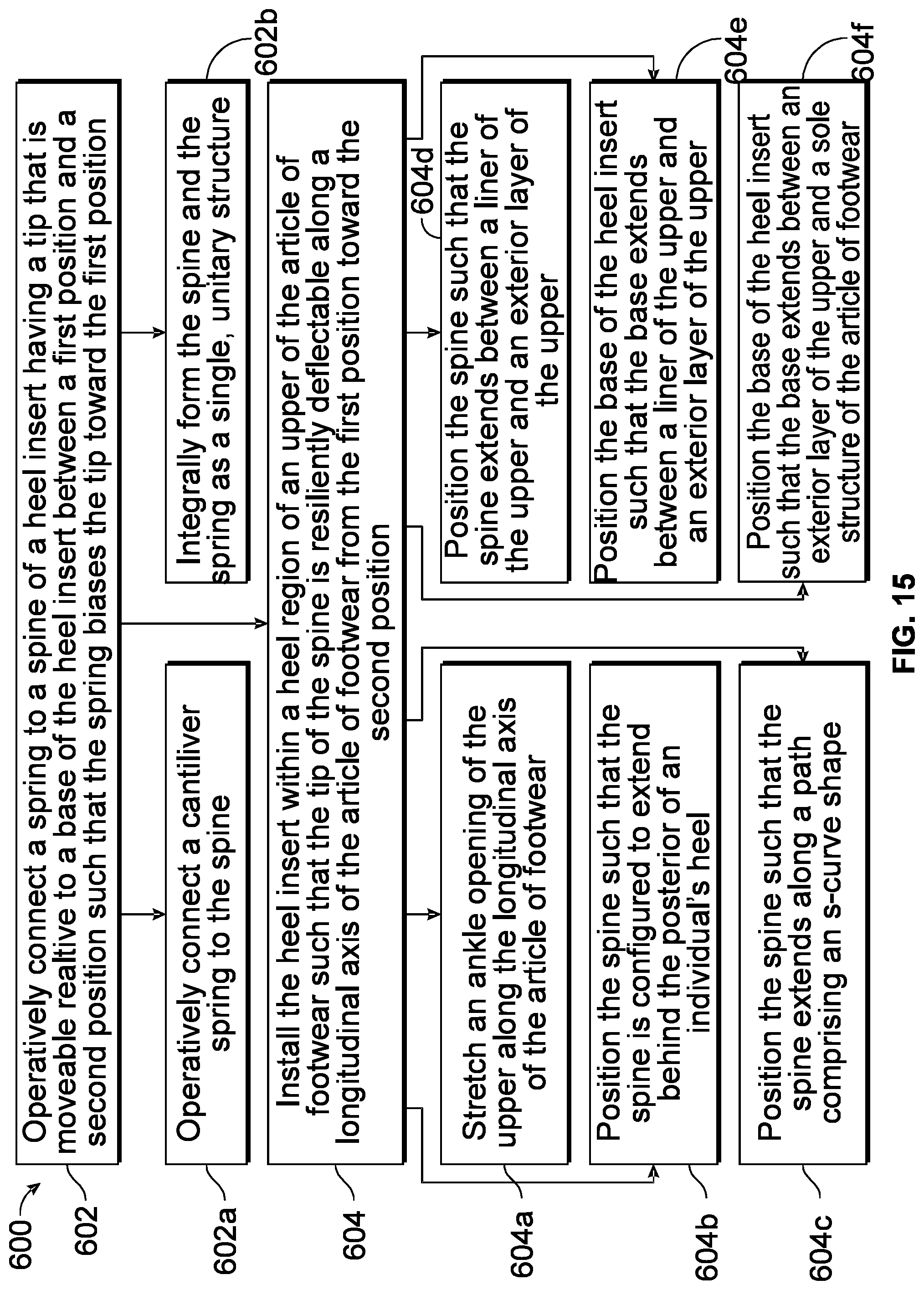 Patent US12102184 Figure 14 – Footwear heel insert