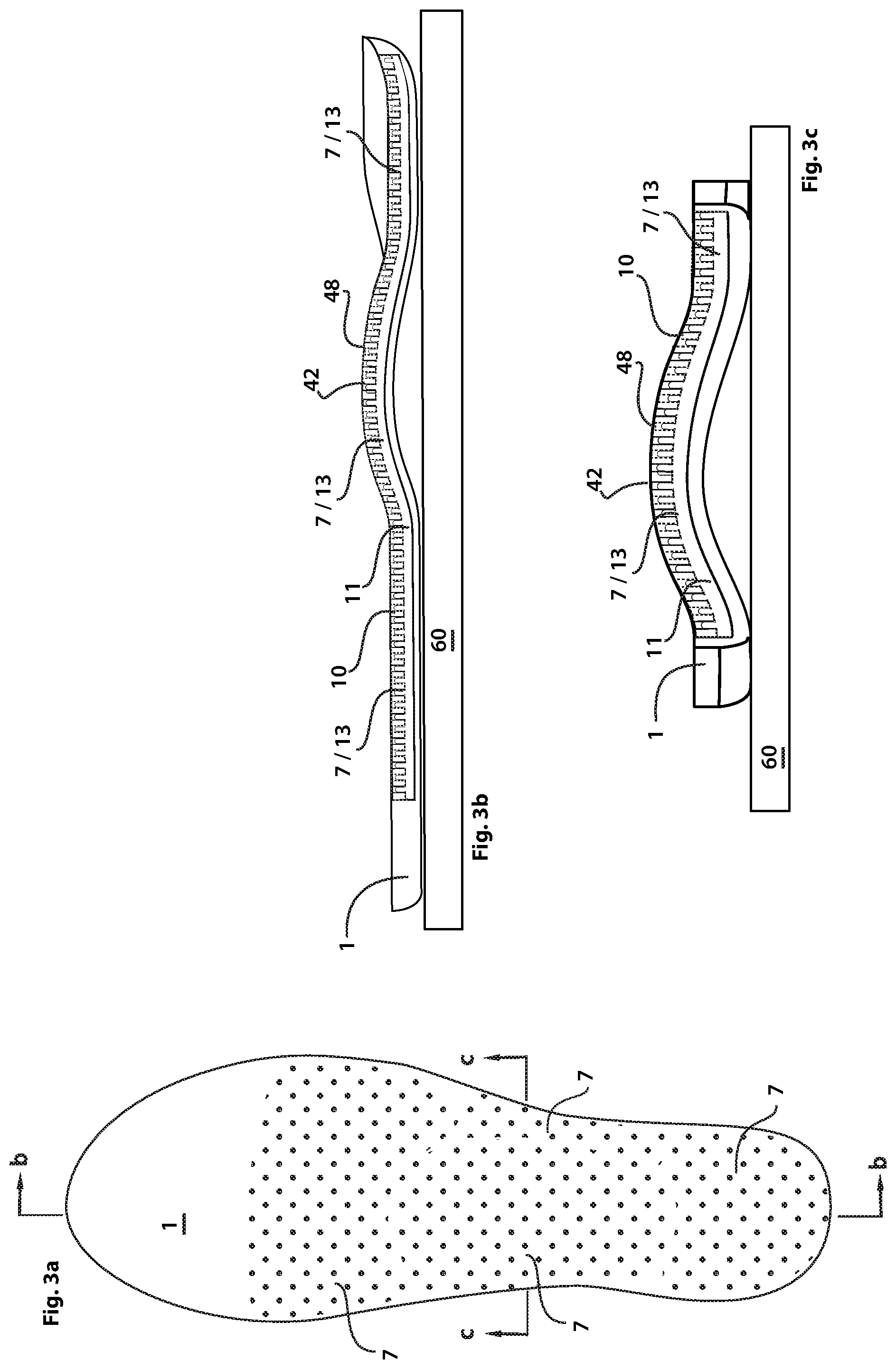 Patent US12102185 Figure 3 – Random variable stimulus insoles and footwear to optimize human neuromuscular gait mechanics