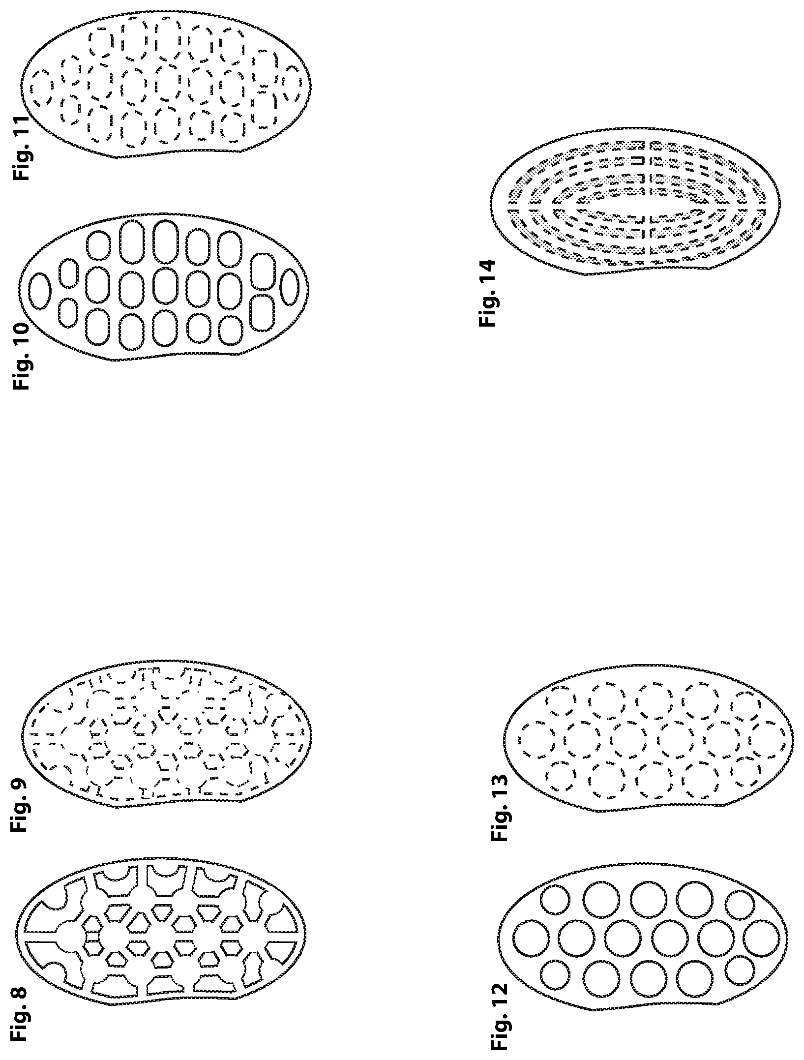Patent US12102185 Figure 8 – Random variable stimulus insoles and footwear to optimize human neuromuscular gait mechanics