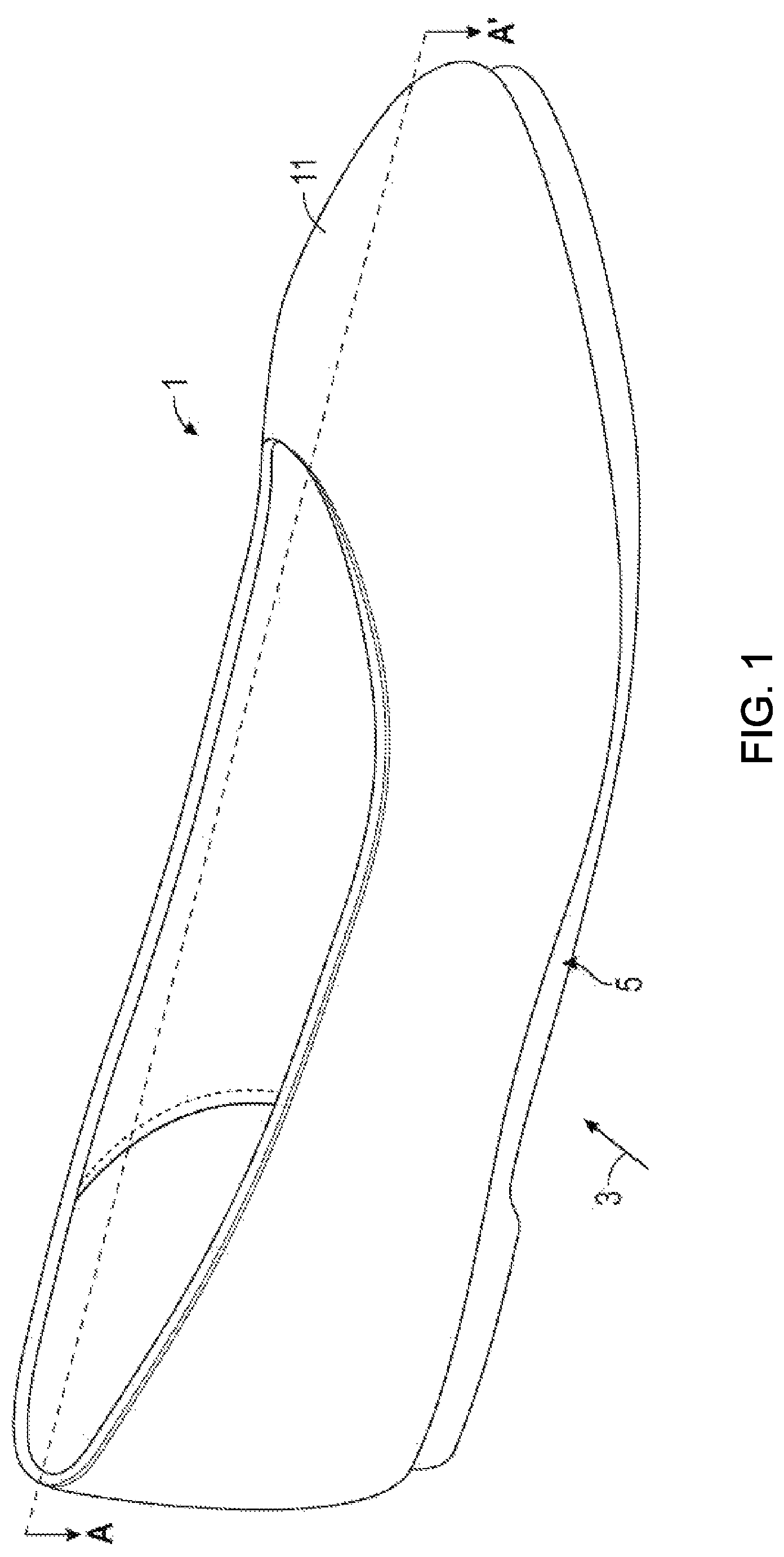 Patent US12102187 Figure 1 – Articles of footwear
