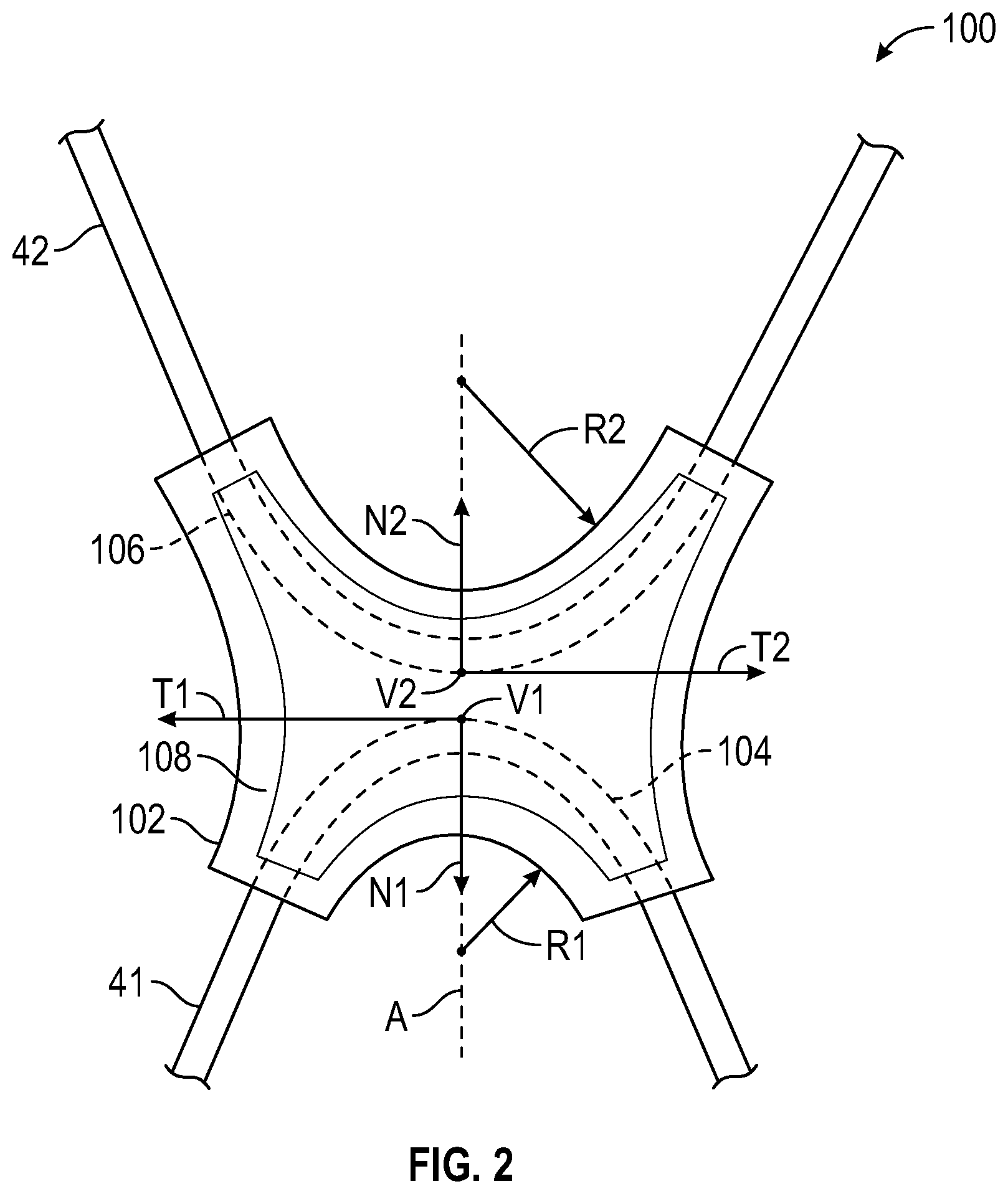 Patent US12102190 Figure 2 – Eyelet for article of footwear