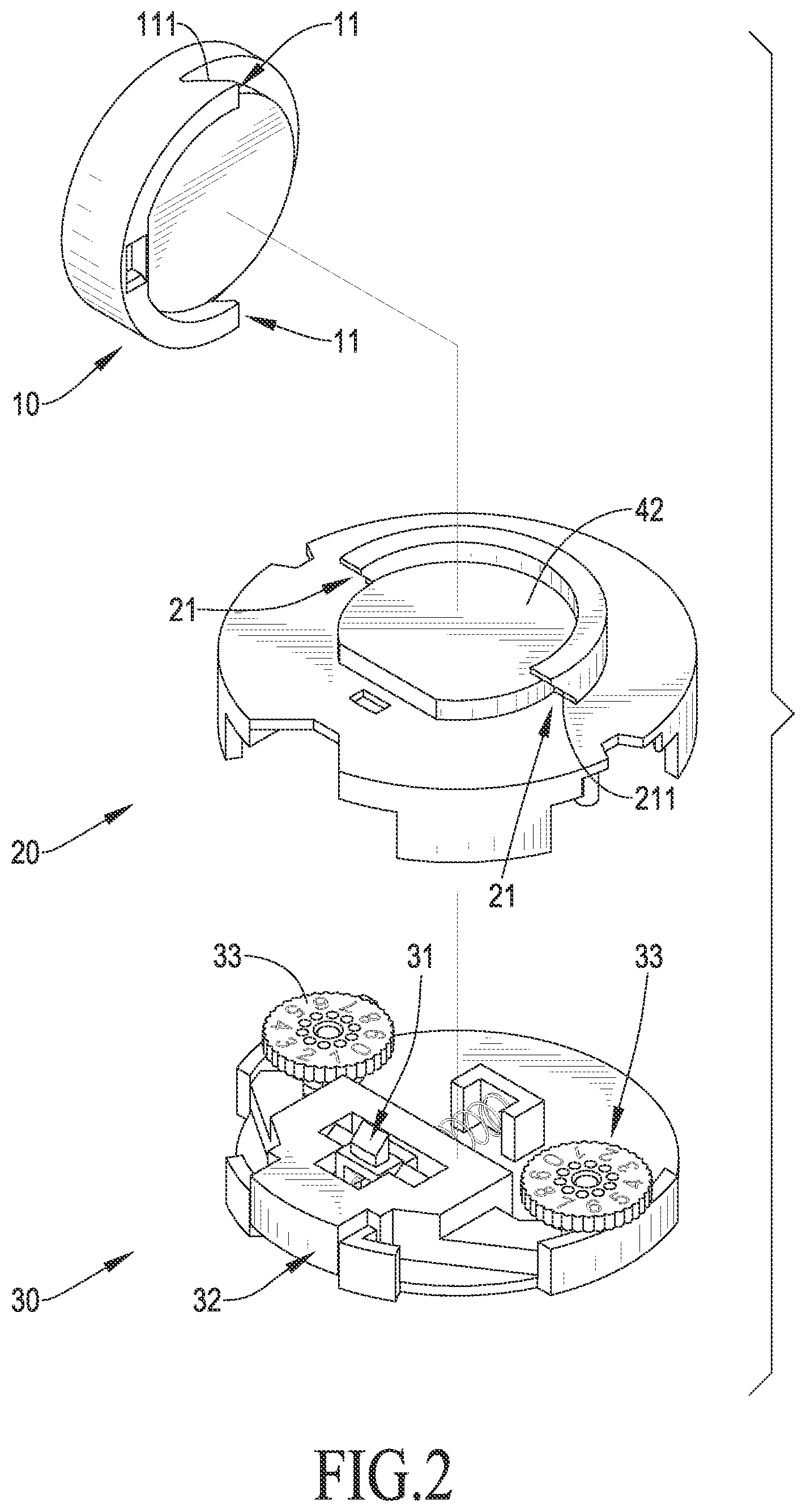 Patent US12102192 Figure 2 – Magnetic buckle device