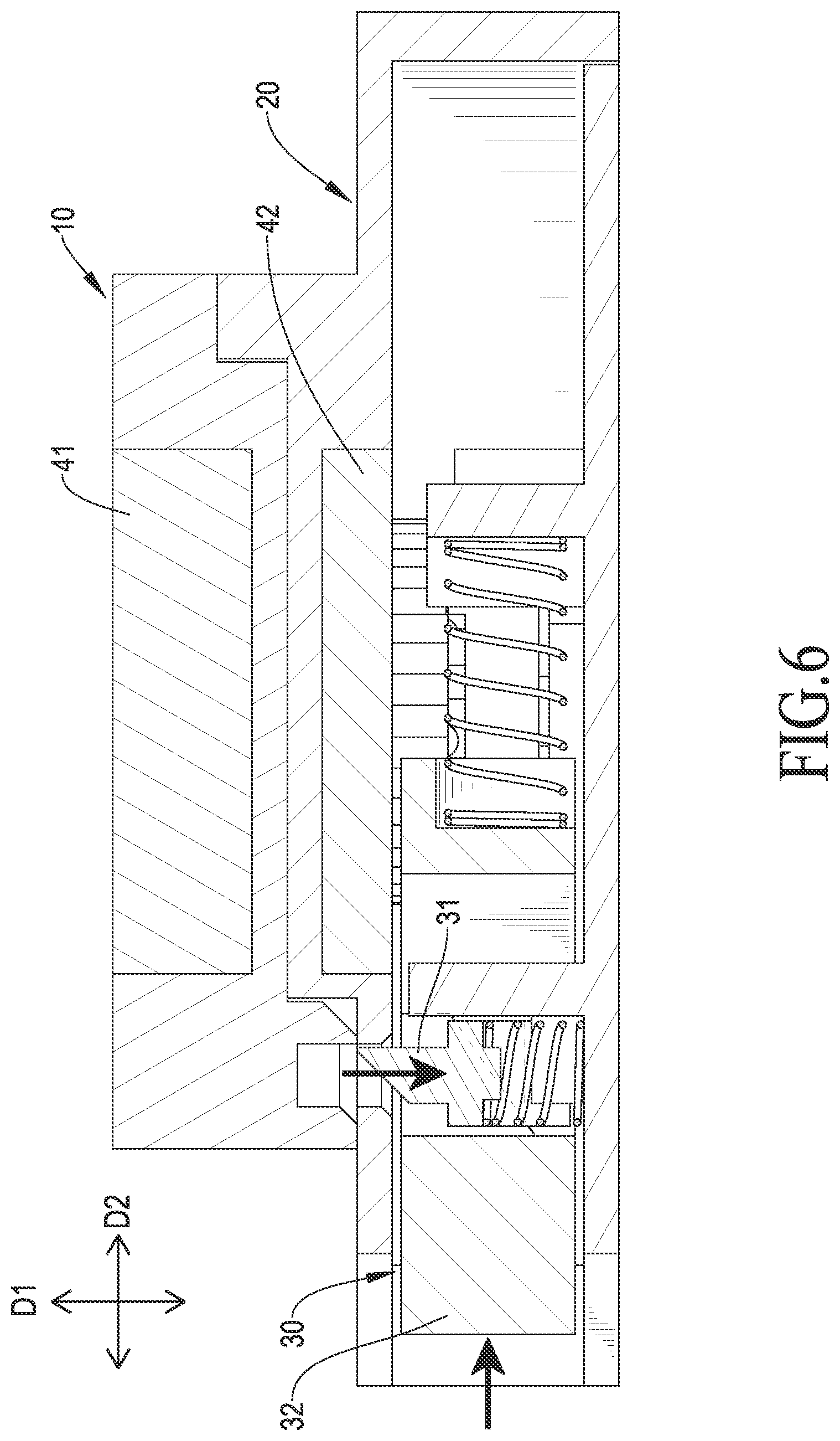 Patent US12102192 Figure 6 – Magnetic buckle device