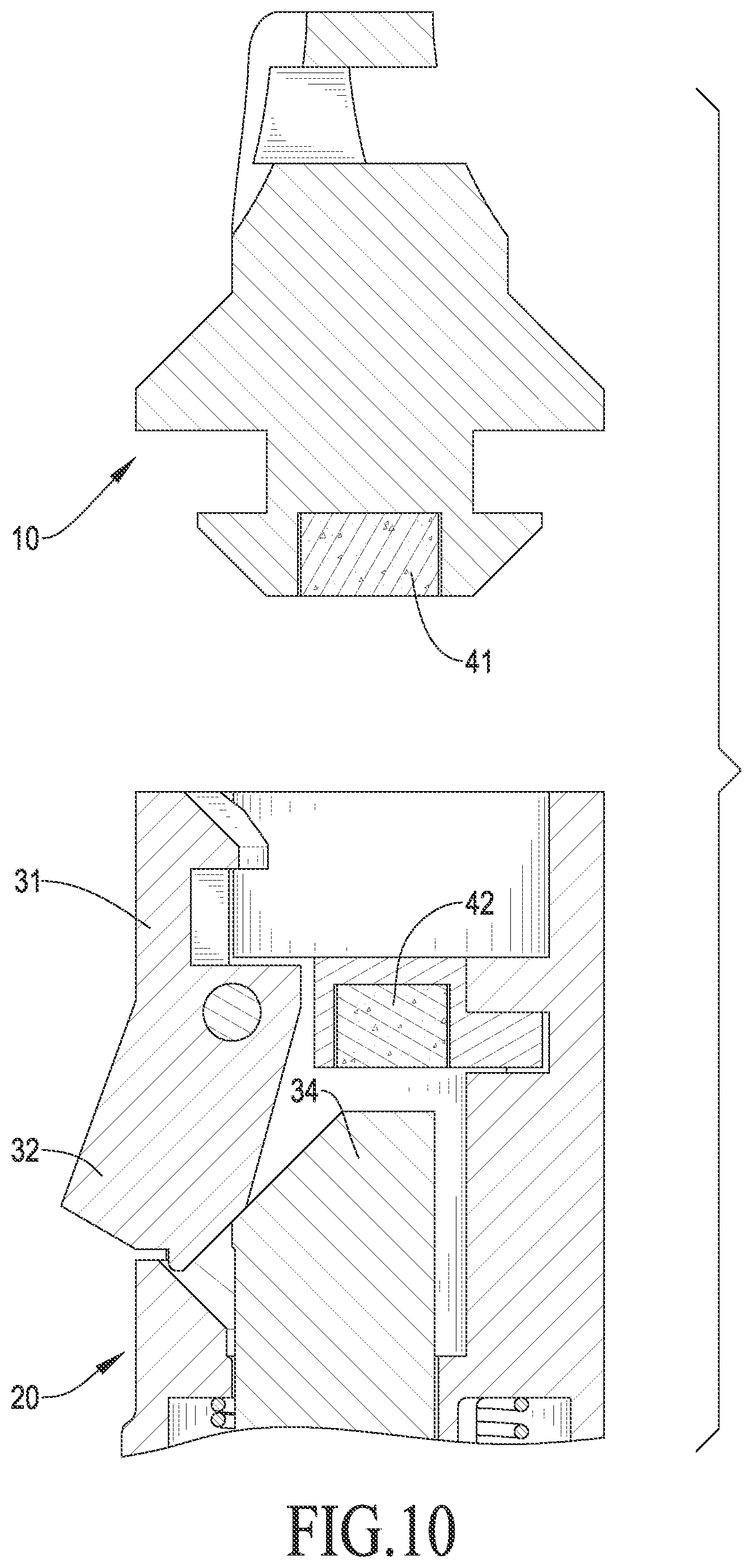 Patent US12102192 Figure 10 – Magnetic buckle device