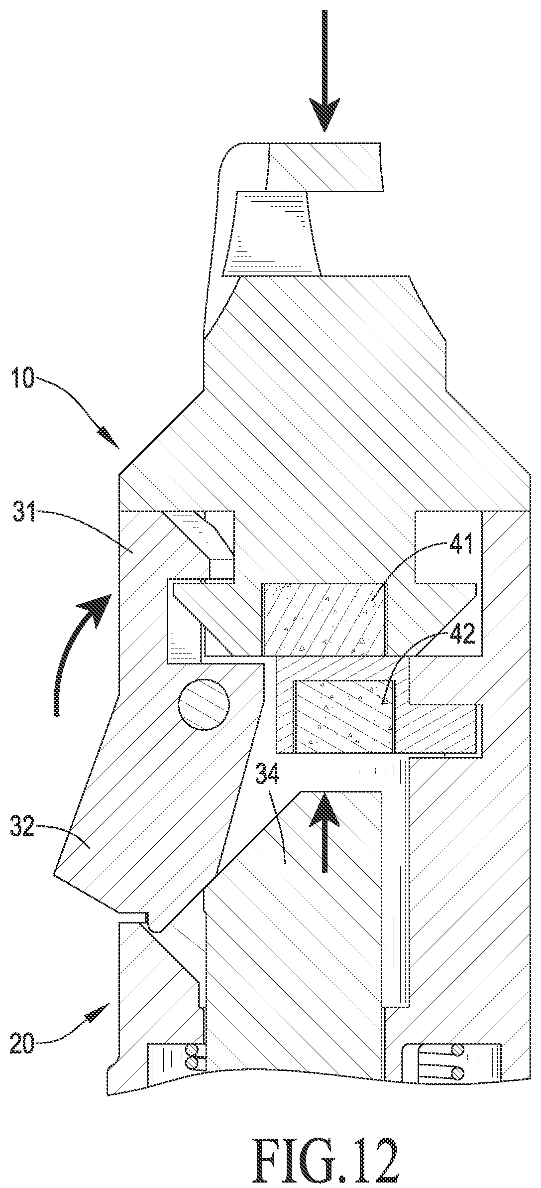 Patent US12102192 Figure 12 – Magnetic buckle device