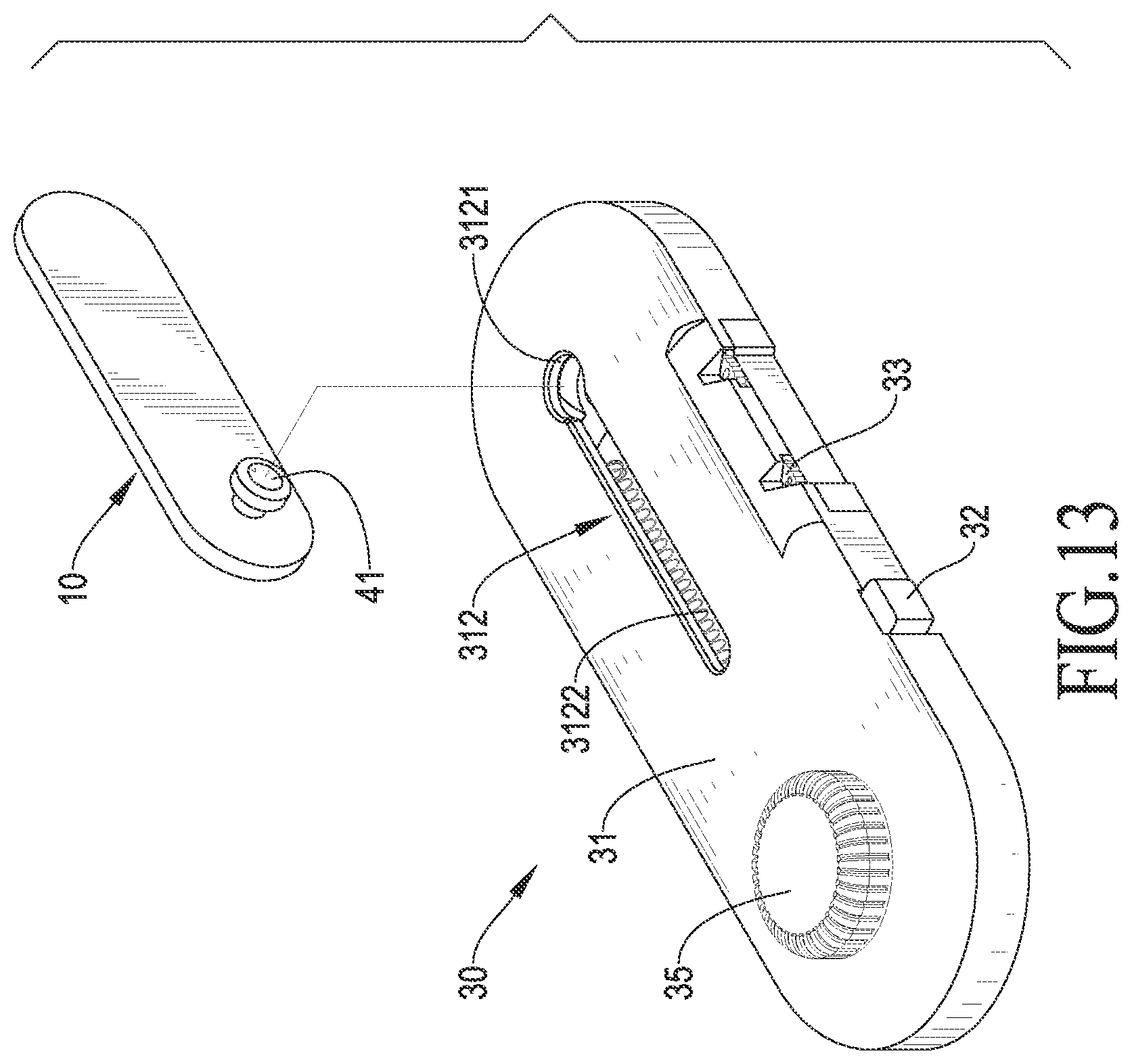 Patent US12102192 Figure 13 – Magnetic buckle device