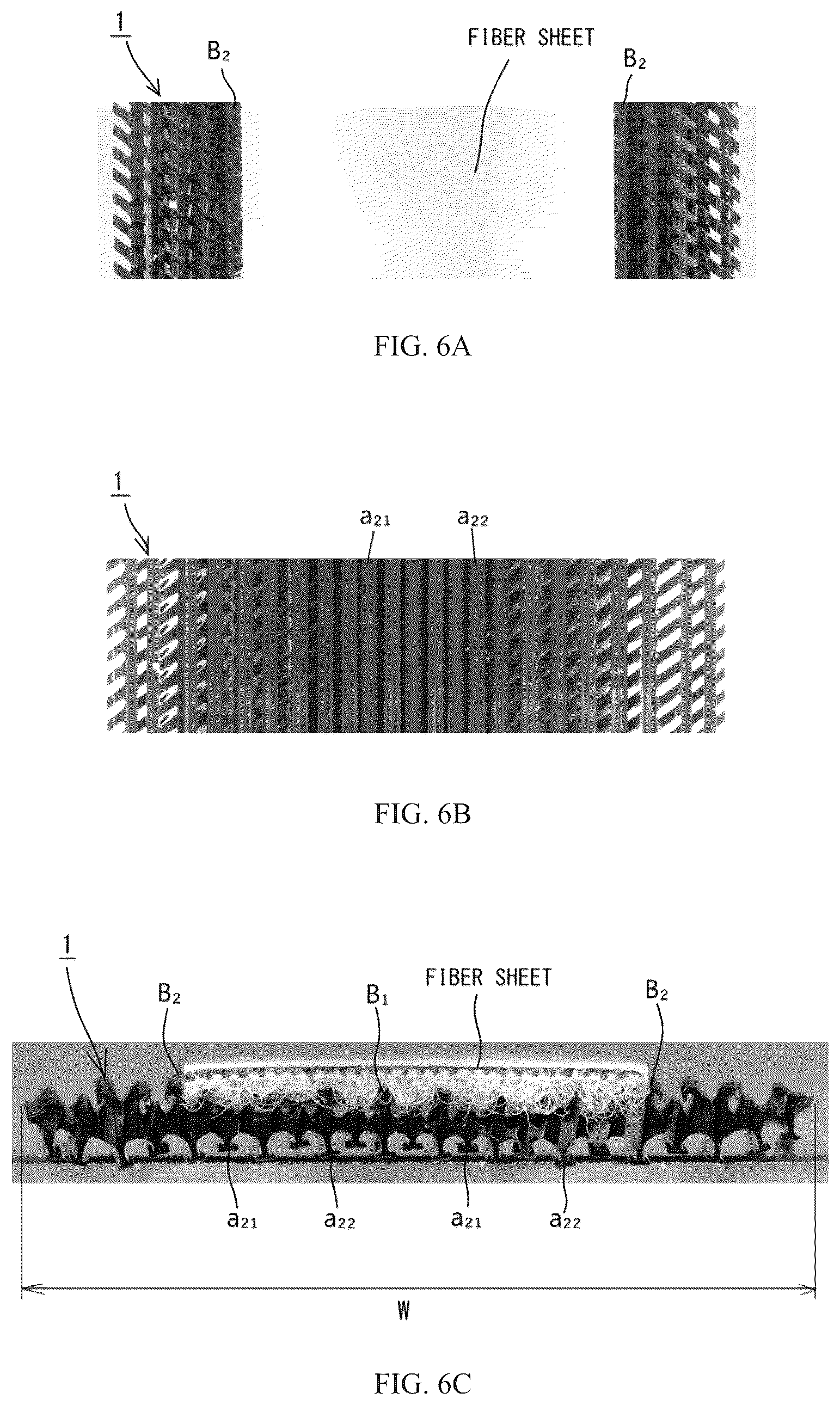 Patent US12102193 Figure 6 – Mesh hook surface fastener, production method therefor, and production method for surface fastener-attached molded body