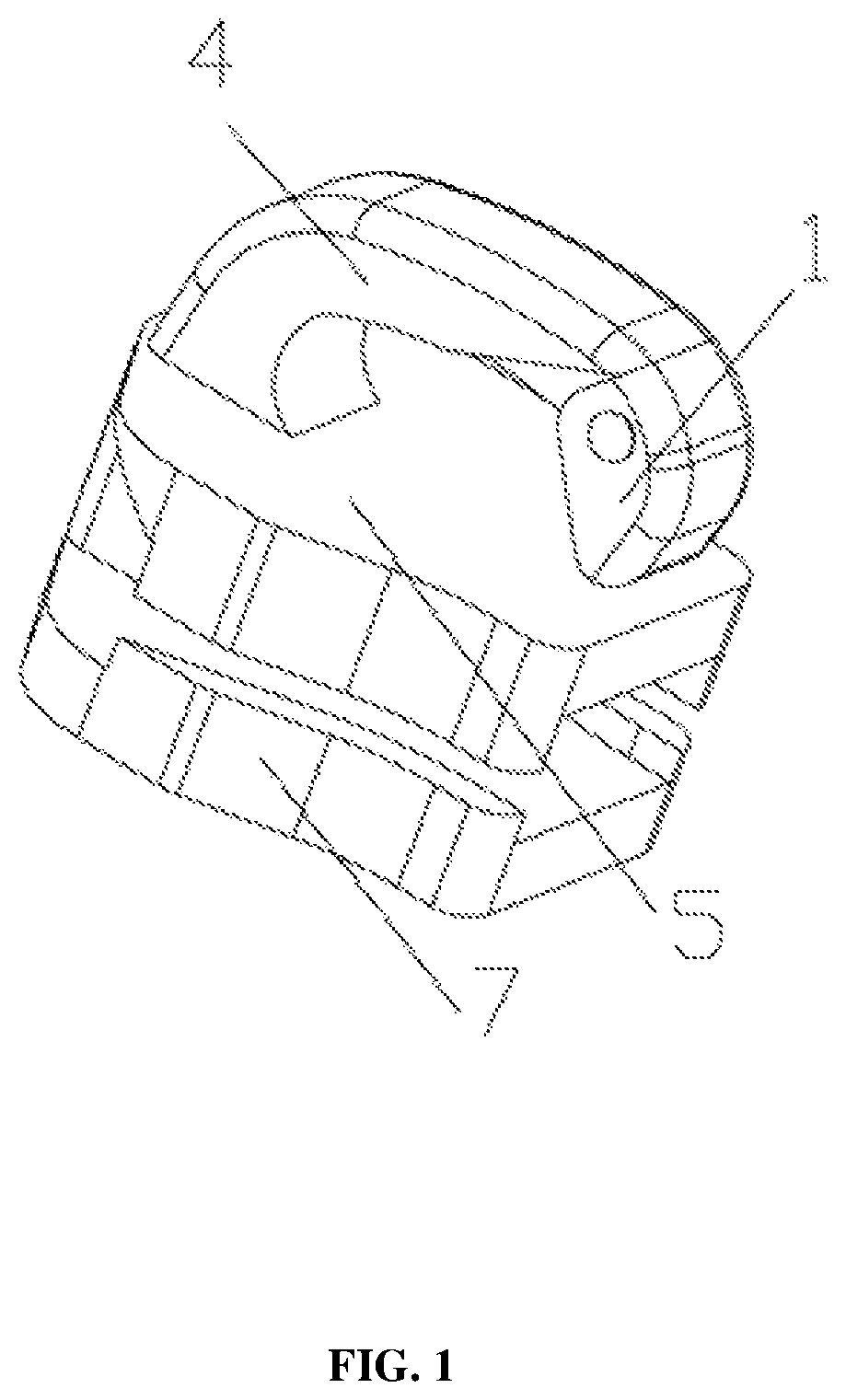 Patent US12102194 Figure 1 – Zipper pull capable of being quickly assembled with pull tab