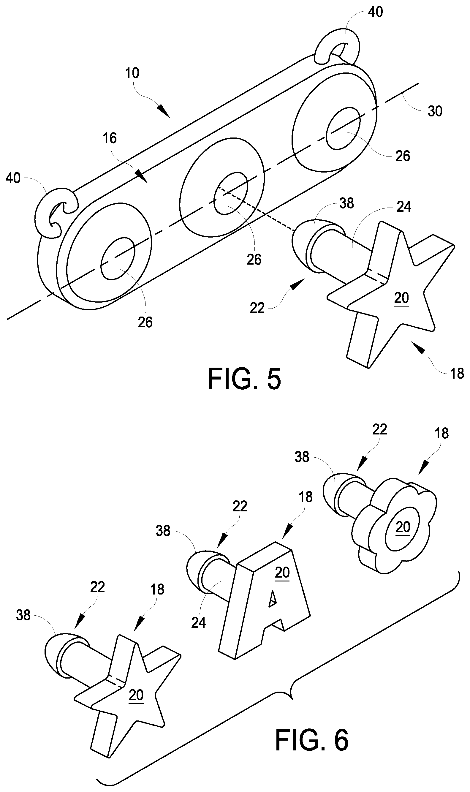 Patent US12102195 Figure 3 – Jewelry item and charm