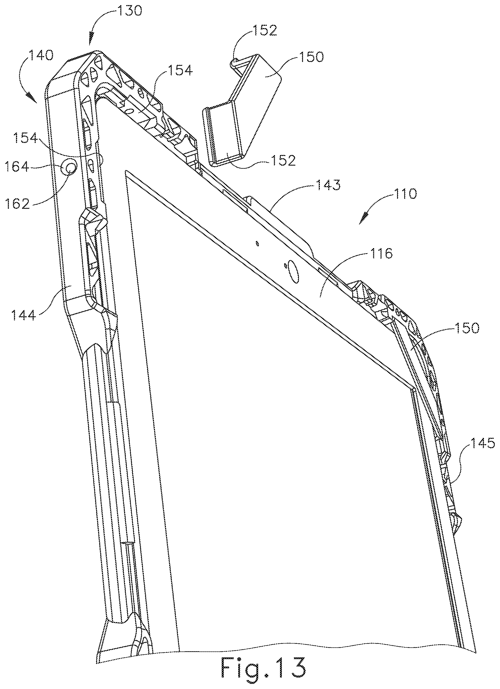 Patent US12102198 Figure 10 – Protective cover for laptop computer