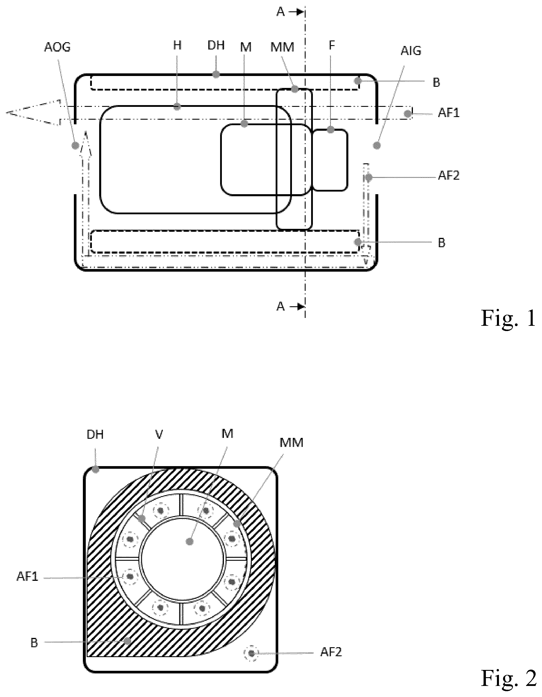 Patent US12102204 Figure 1 – Battery-operated hair dryer
