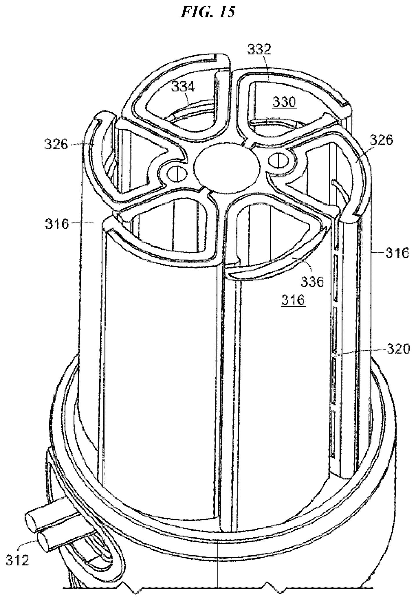 Patent US12102205 Figure 12 – Hair care appliance with powered attachment