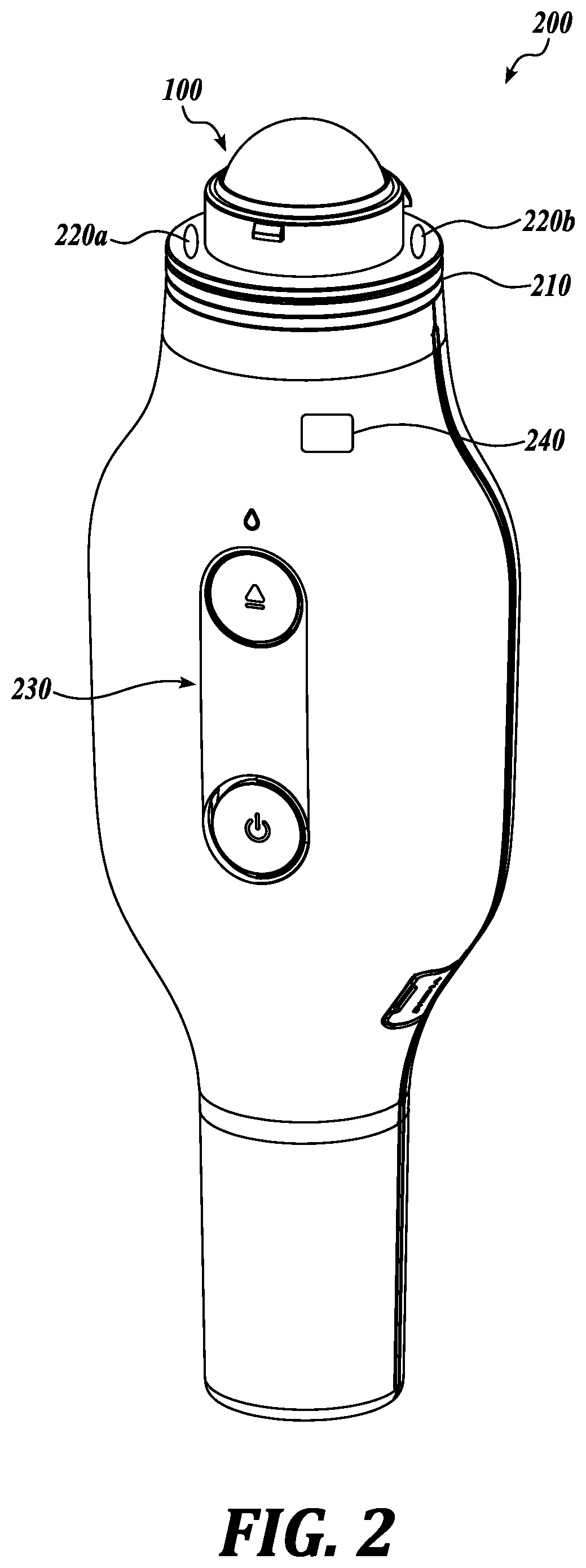 Patent US12102207 Figure 3 – Roller ball applicator with contactless piston to dispense formula