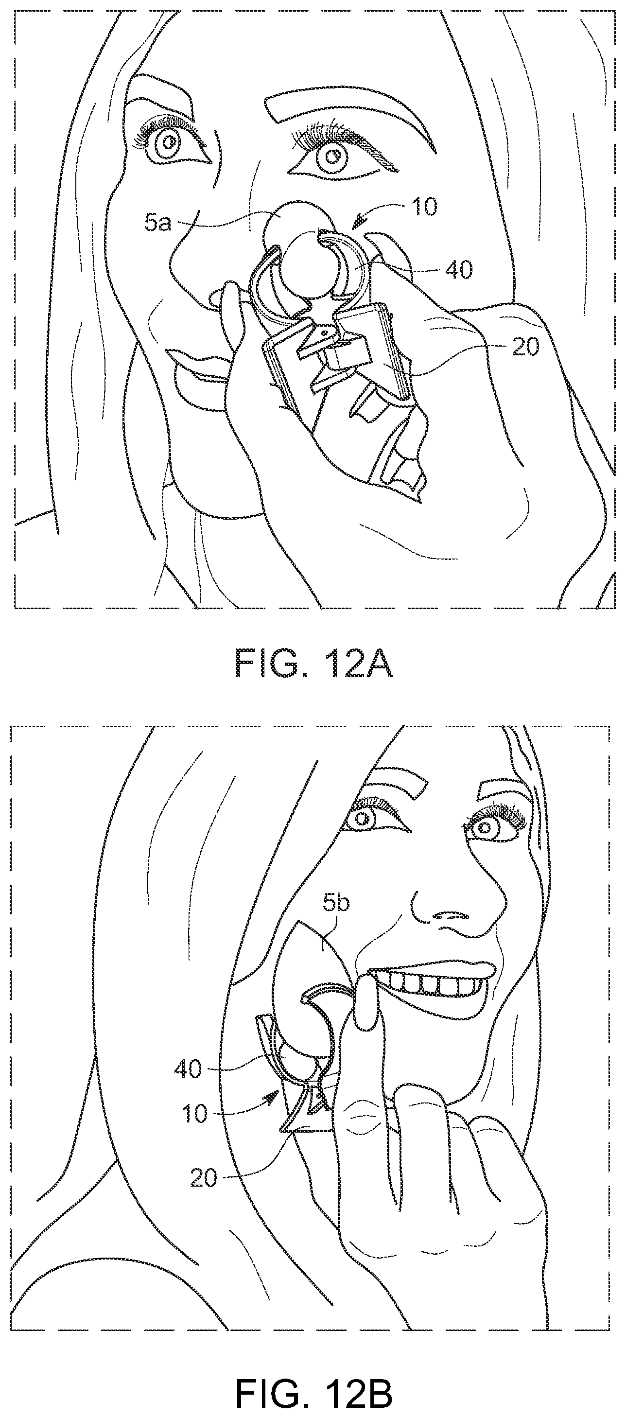 Patent US12102209 Figure 6 – Beauty sponge gripper and stand