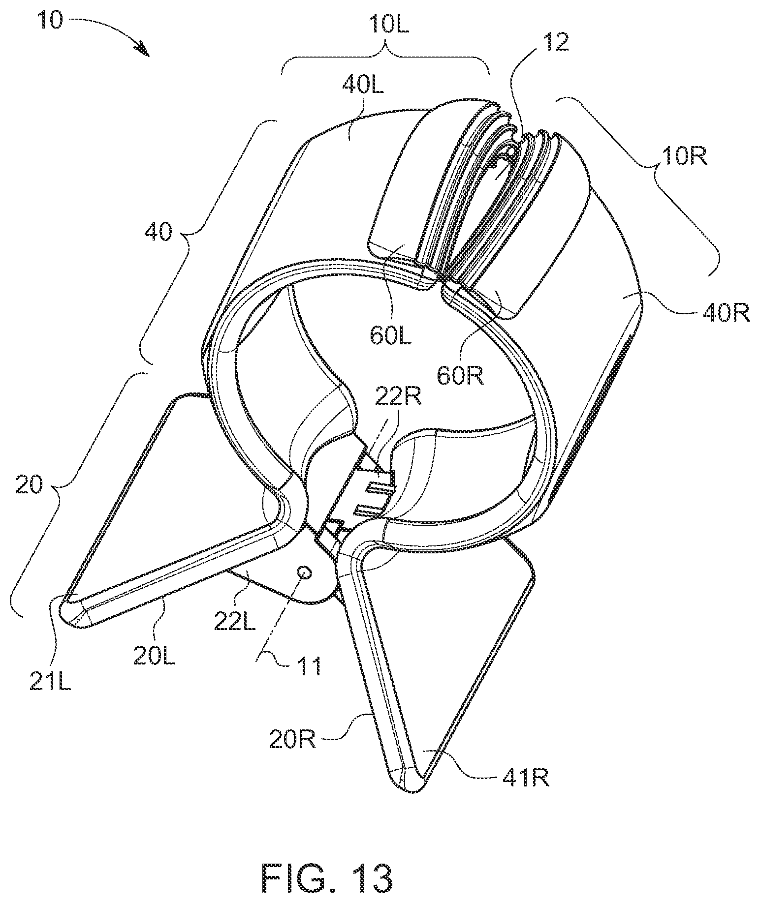Patent US12102209 Figure 8 – Beauty sponge gripper and stand