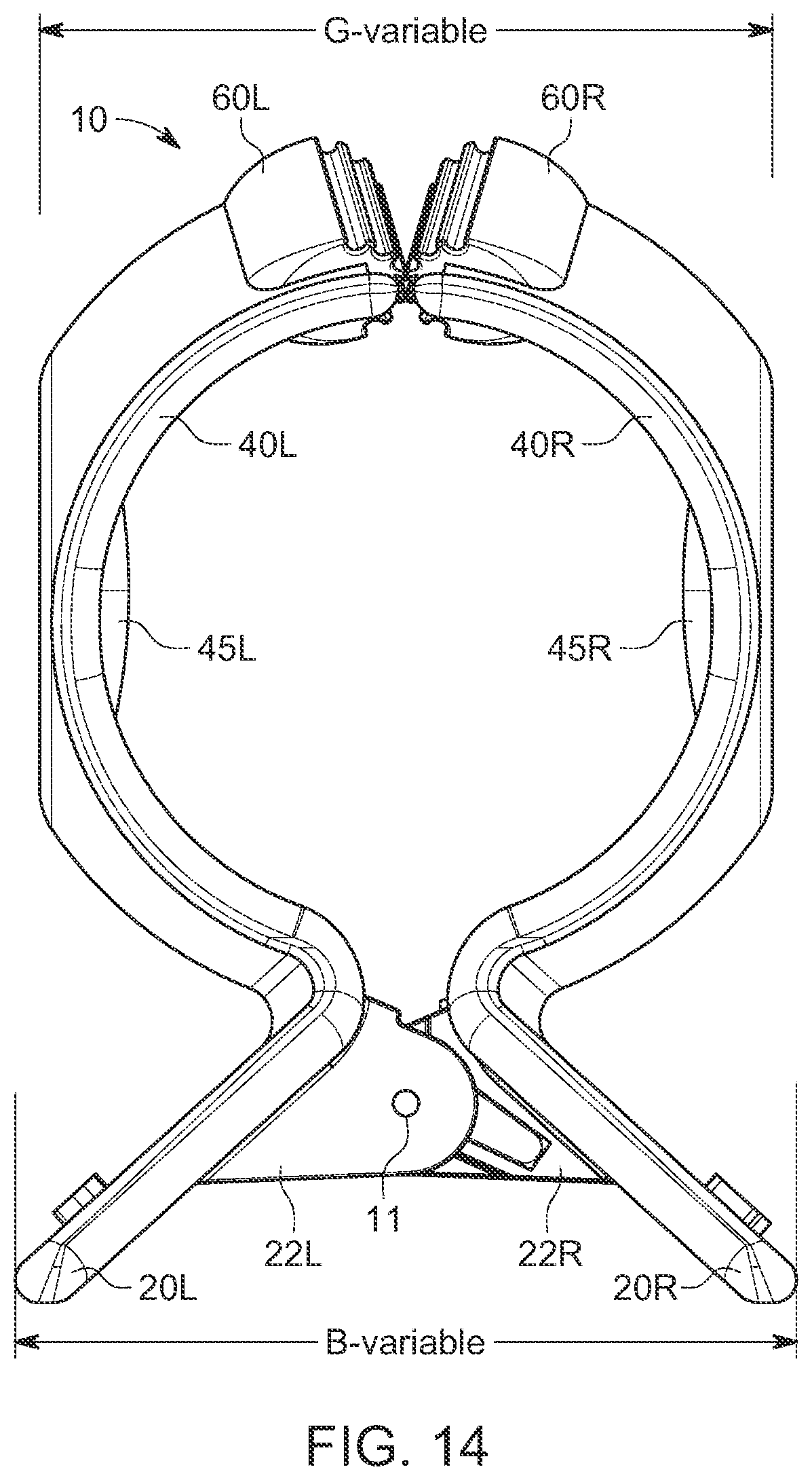 Patent US12102209 Figure 9 – Beauty sponge gripper and stand