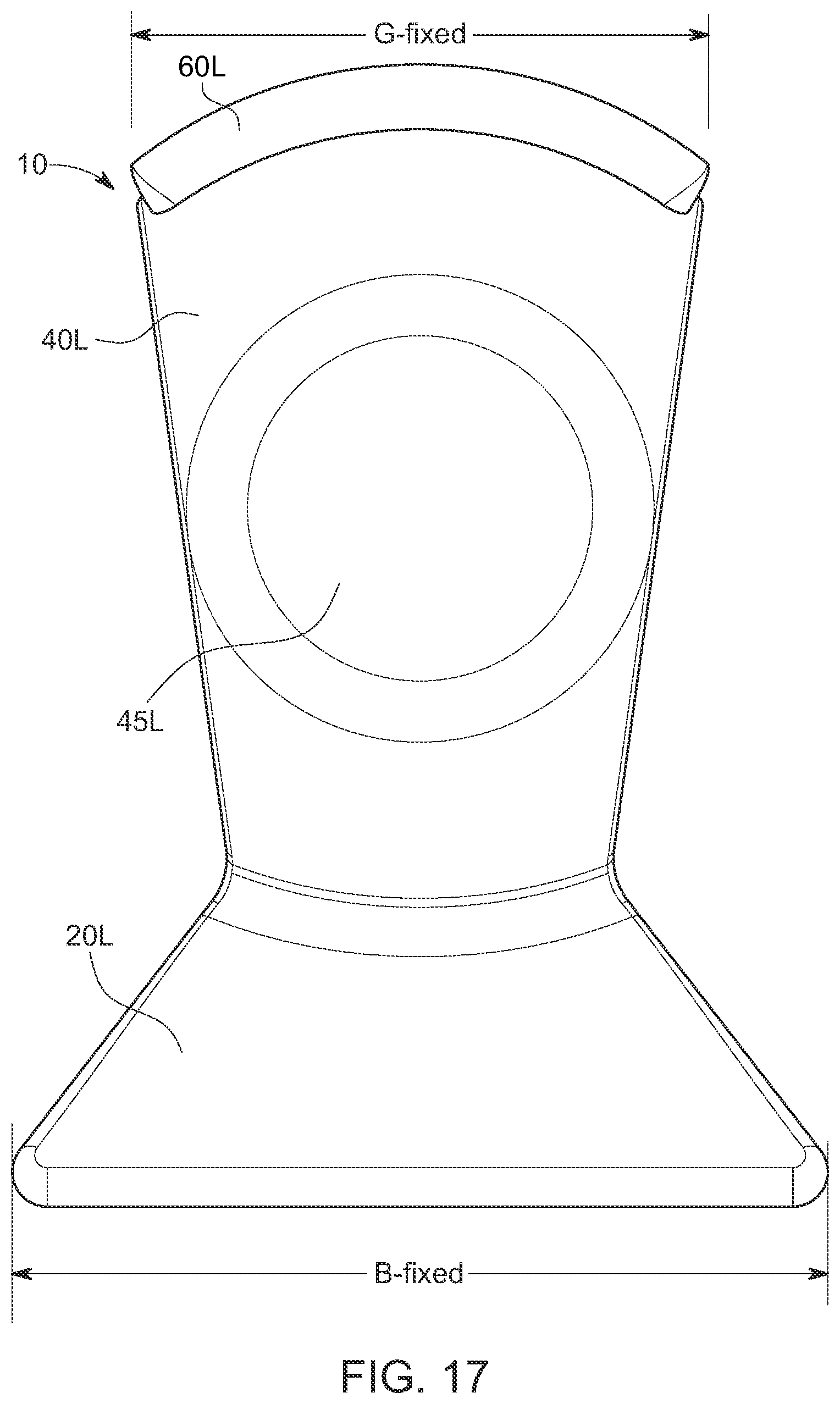 Patent US12102209 Figure 14 – Beauty sponge gripper and stand