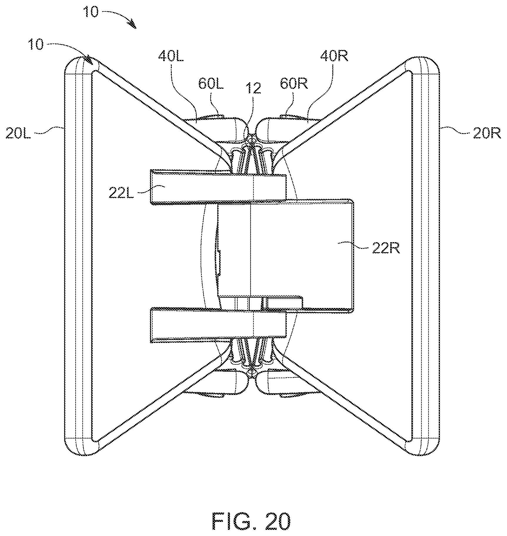 Patent US12102209 Figure 17 – Beauty sponge gripper and stand