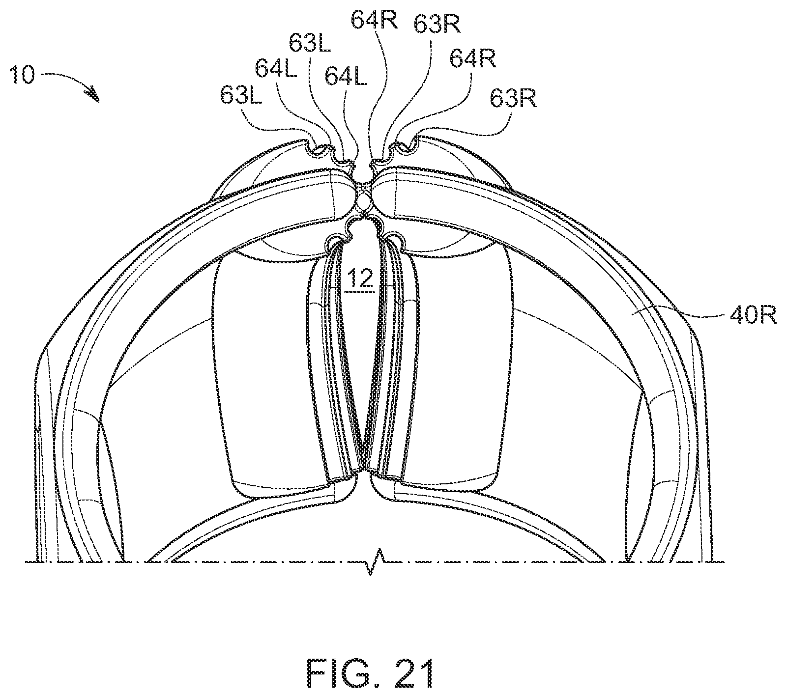 Patent US12102209 Figure 18 – Beauty sponge gripper and stand