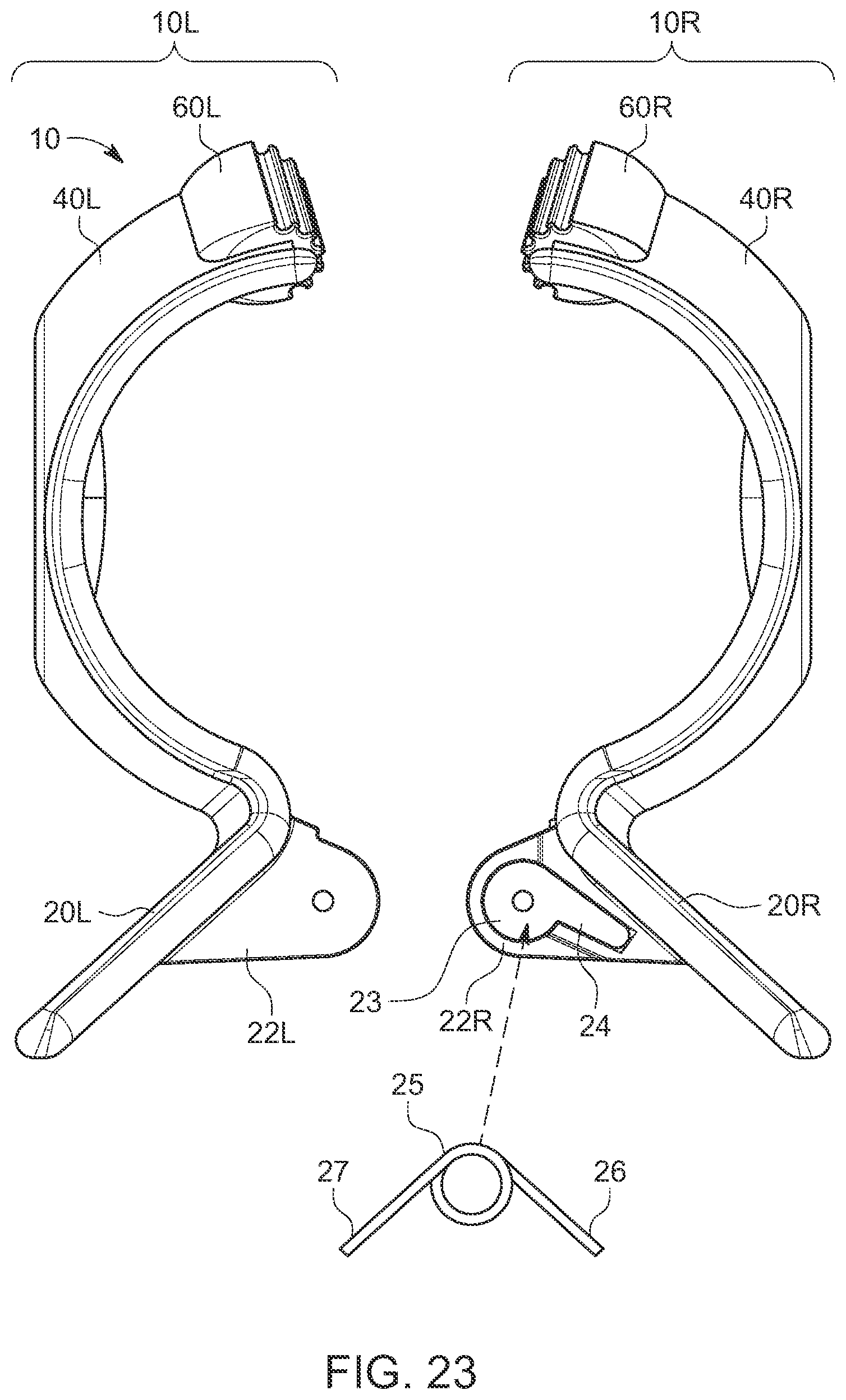 Patent US12102209 Figure 20 – Beauty sponge gripper and stand
