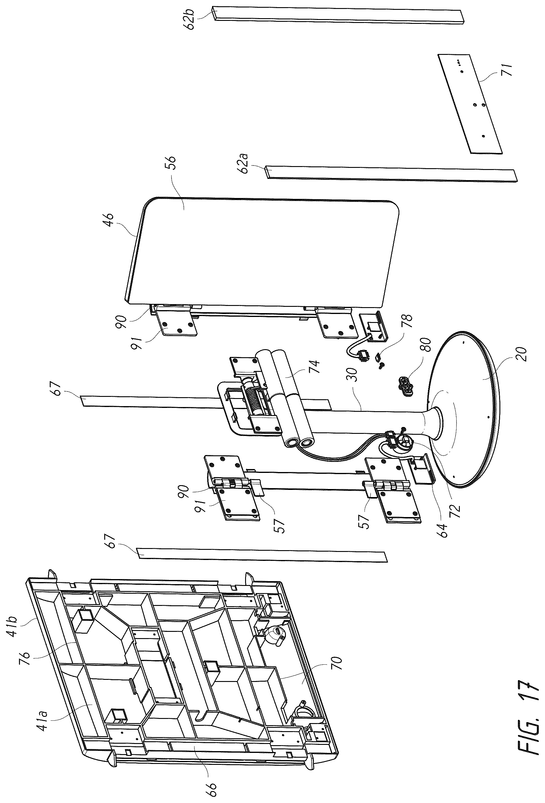 Patent US12102211 Figure 16 – Vanity mirror with second mirror assembly magnetically attached thereto